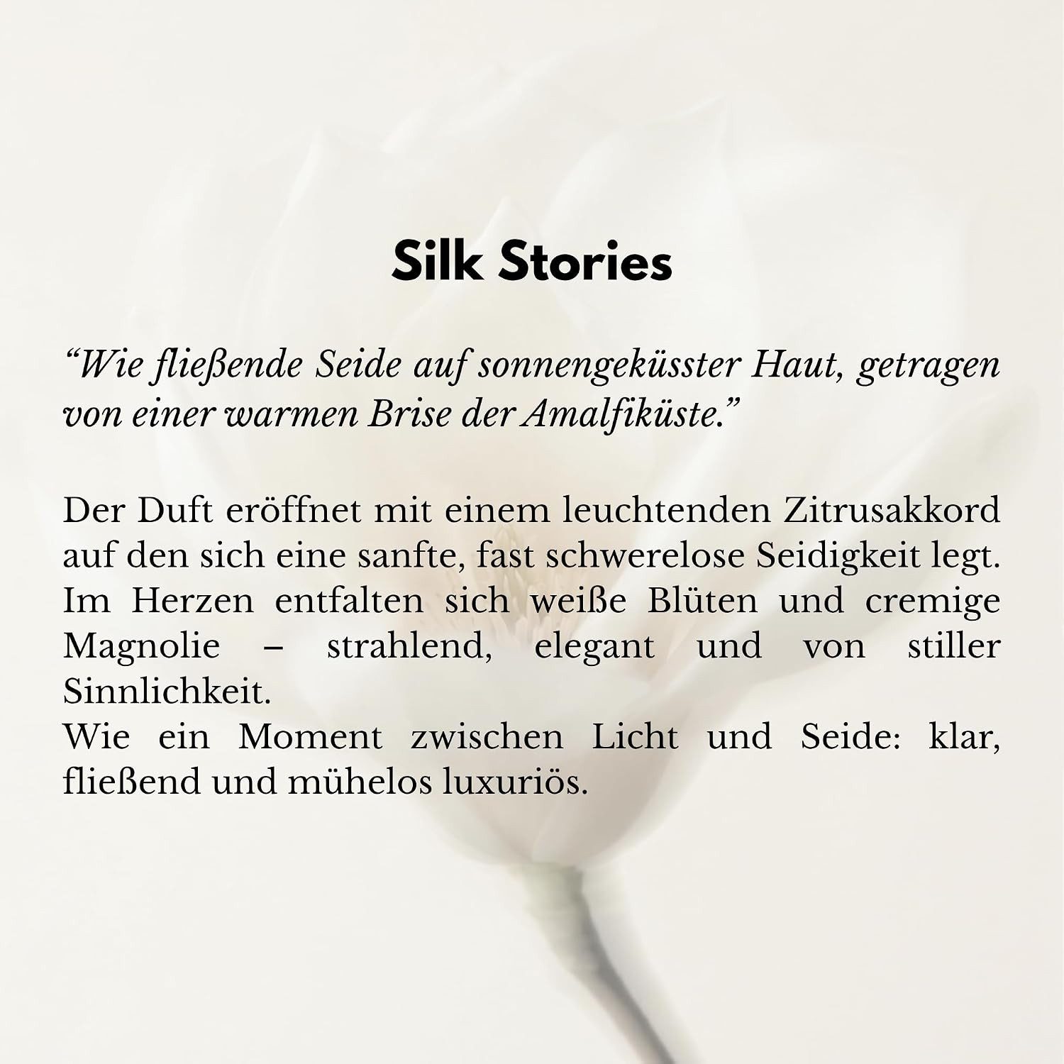 BOHORIA Duftkerze Silk Stories 200 g – Magnolie & Citrus aus Sojawachs