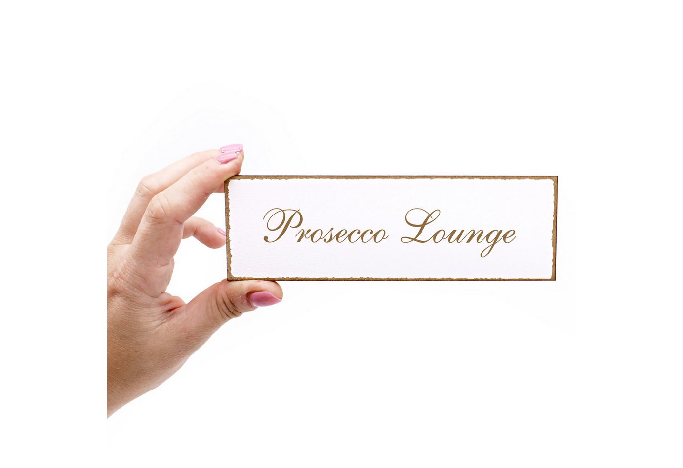 Thumbnail - Dekolando Hinweisschild Türschild - Prosecco Lounge - Schild 150 x 50 mm - Schilder Türschilde