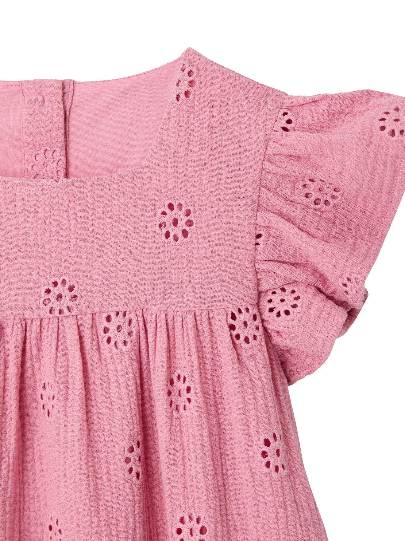 vertbaudet Minikleid Mädchen Musselinkleid
