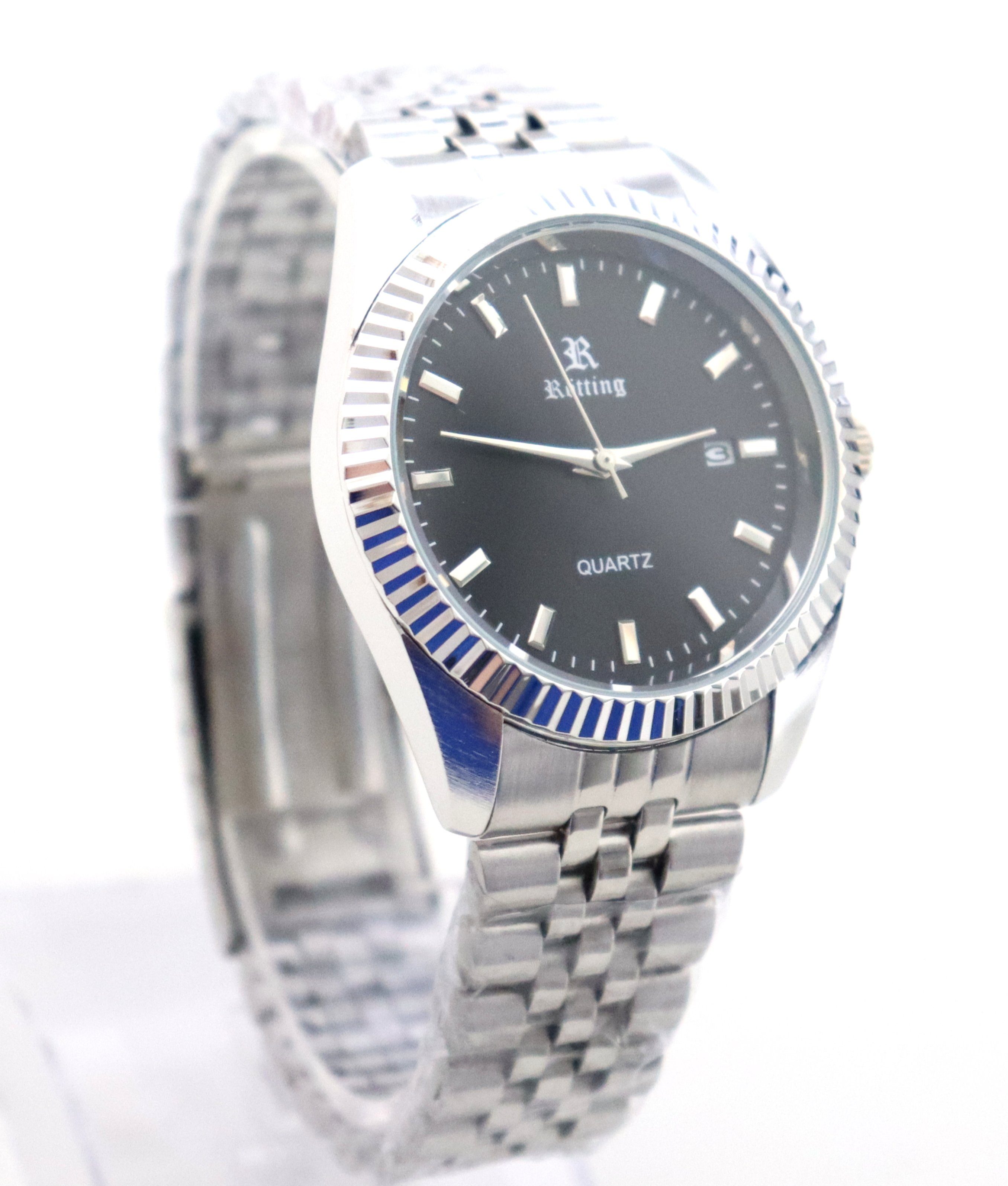 Rötting Design Quarzuhr Herrenuhr Quarz silberfarbene günstig online kaufen