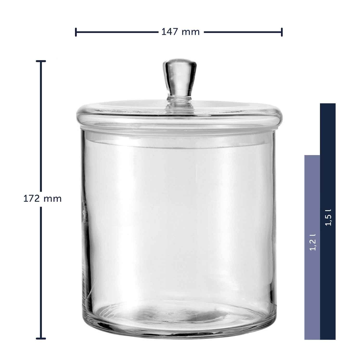 UV-Druck Glas, mit (Kein V2 Vogelscheuche Design, Set) Keksdose GRAVURZEILE -