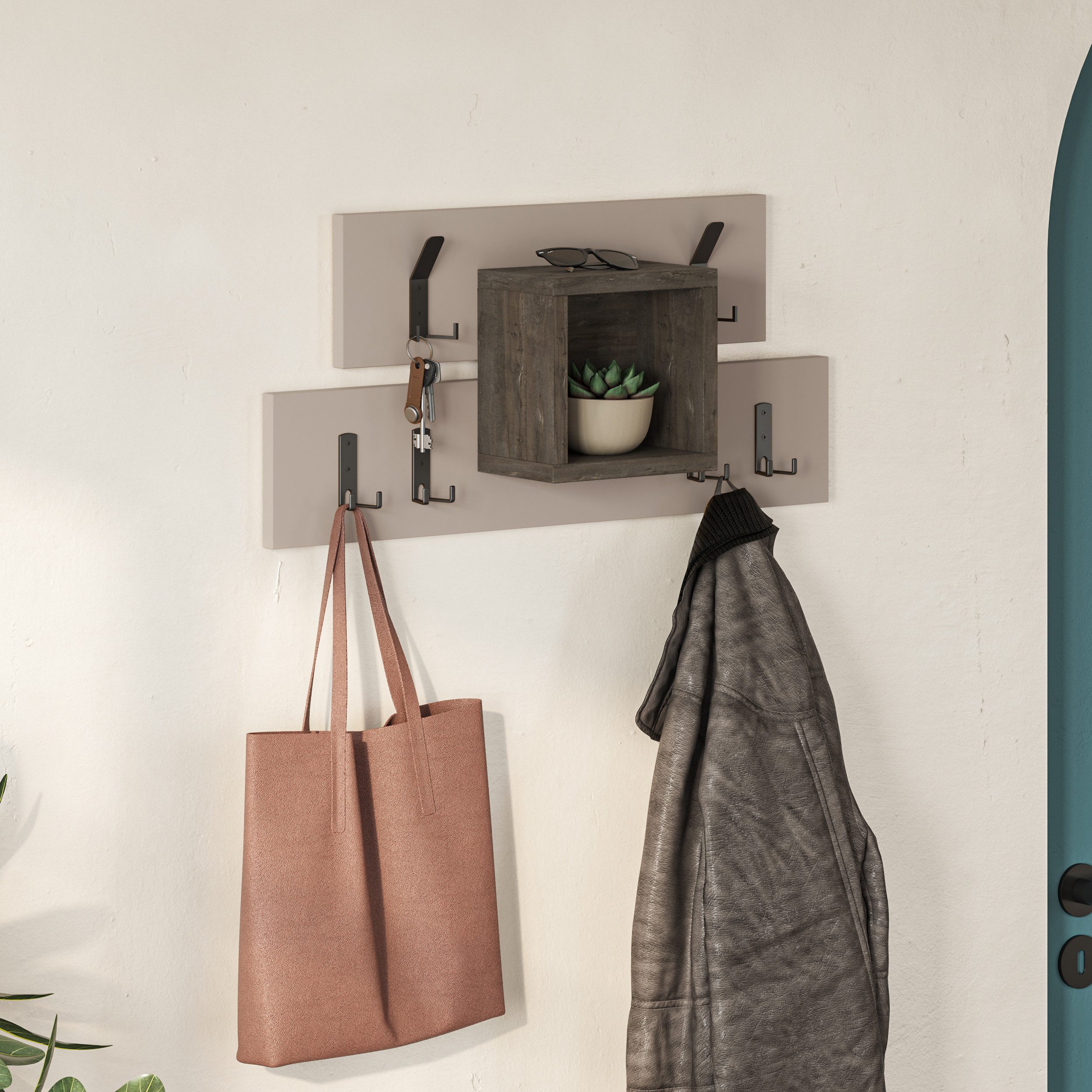 Decortie Kleiderhaken Lumina, Wand, 68 x günstig online kaufen