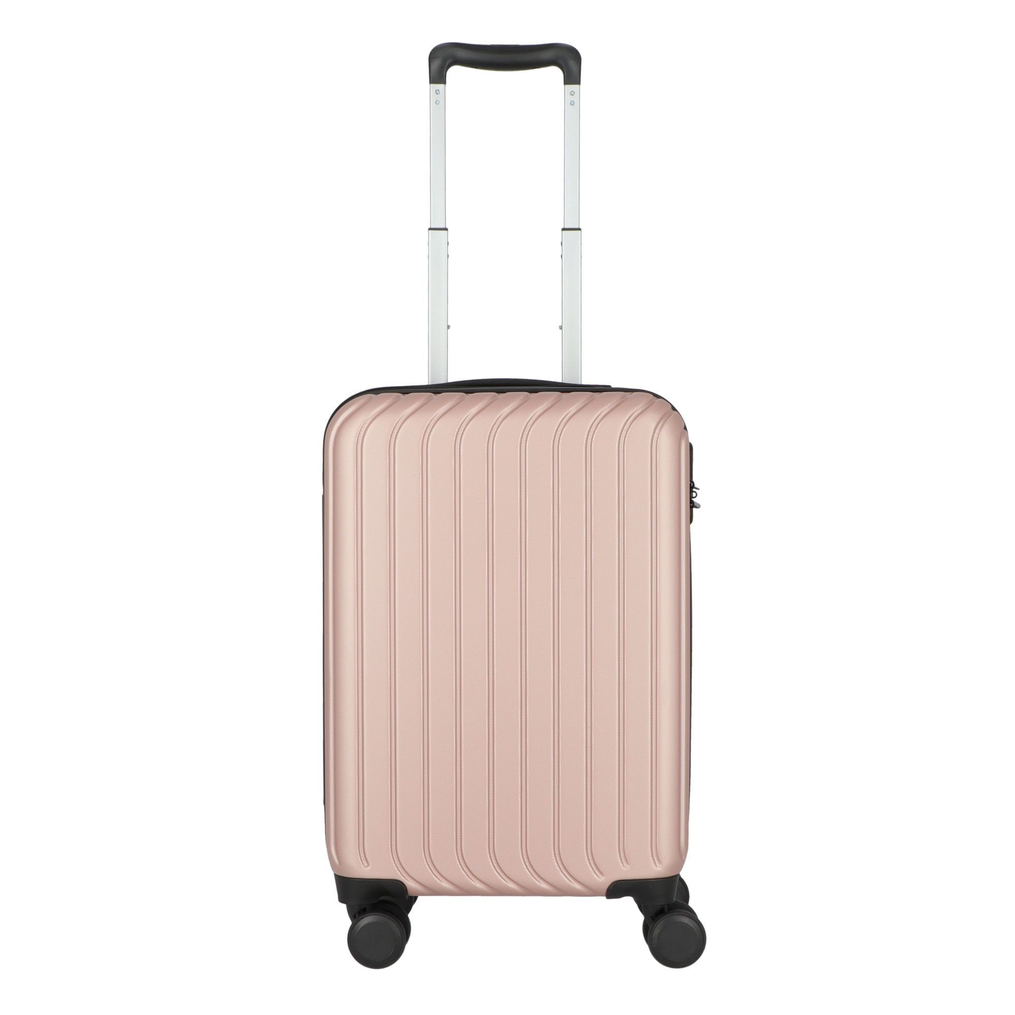 fabrizio® Handgepäck-Trolley Fabrizio Worldpack London Trolley 4 Rollen 55 cm