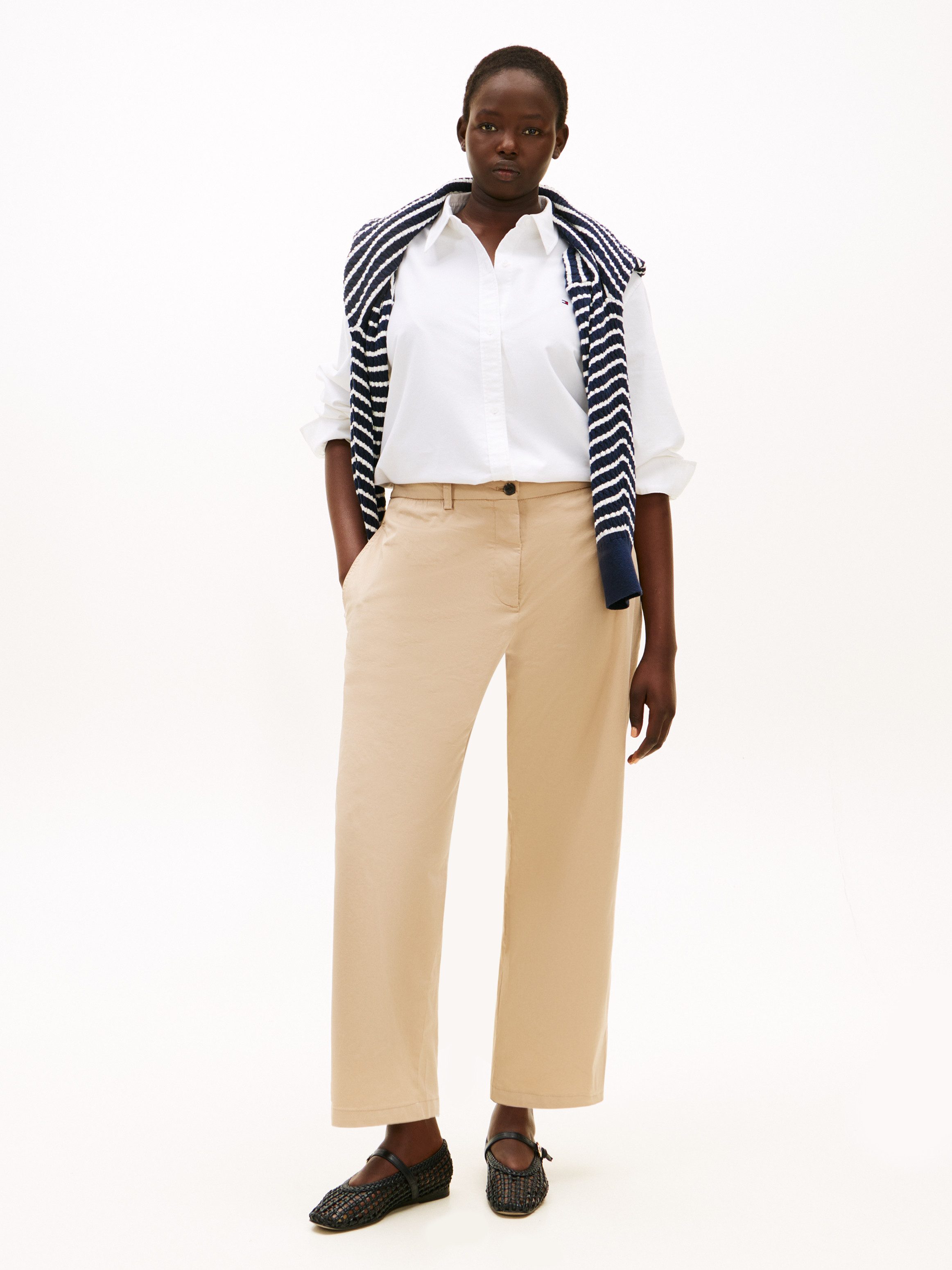 Tommy Hilfiger Curve Chinohose CRV CO GMD SLIM STRAIGHT CHINO in großen Größen