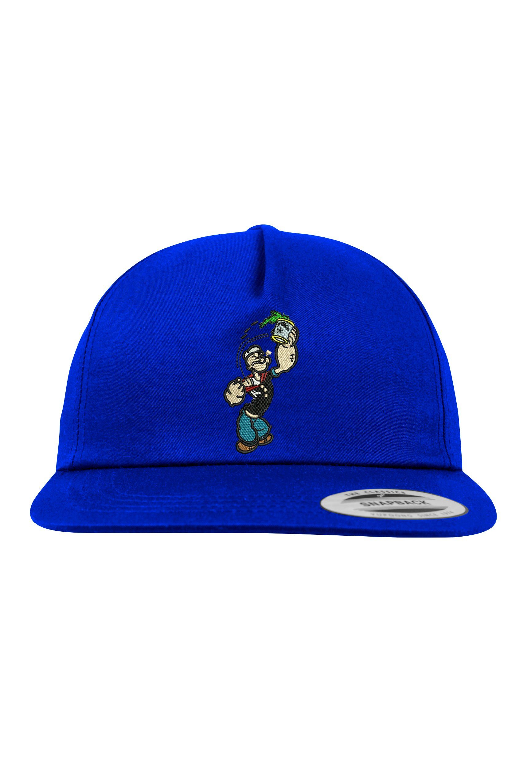 Youth Logo mit Royalblau Baseball Cap Stickerei modischer Designz Cap Popeye Kinder
