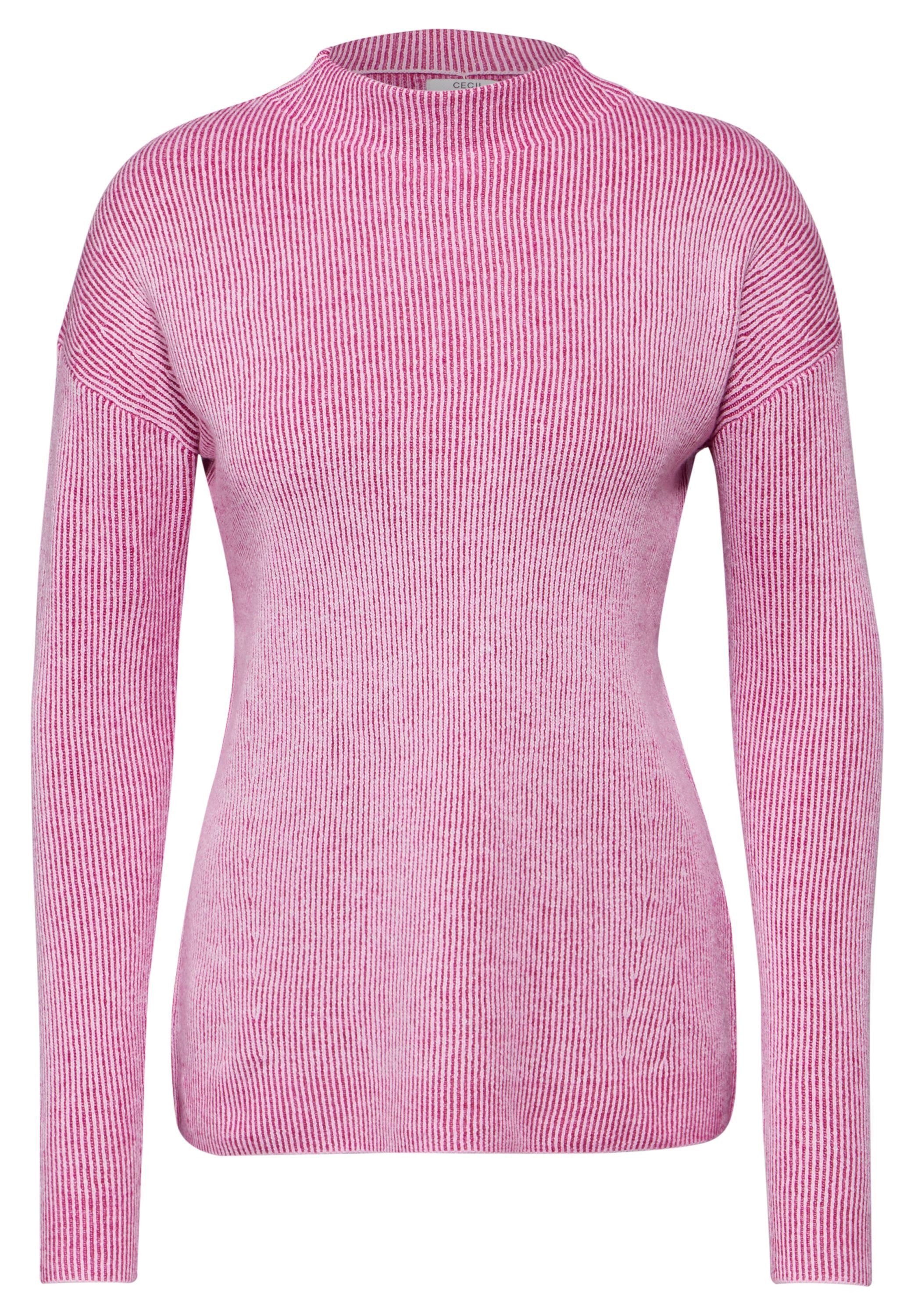 Cecil Strickpullover, mit Materialmix günstig online kaufen