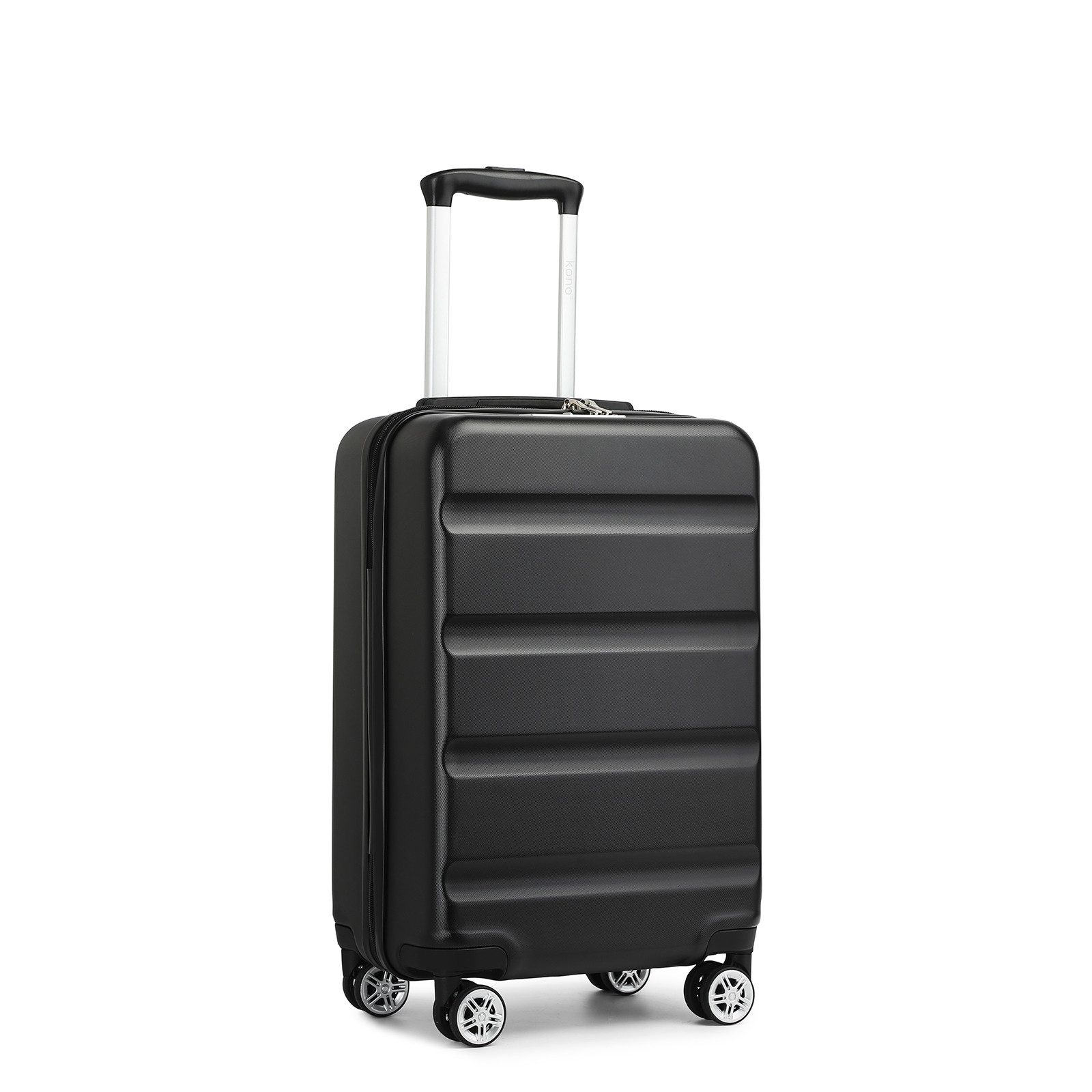 KONO Handgepäckkoffer Leichter Hartschalen-Trolley mit TSA-Schloss & 4 Spinnrollen von KONO