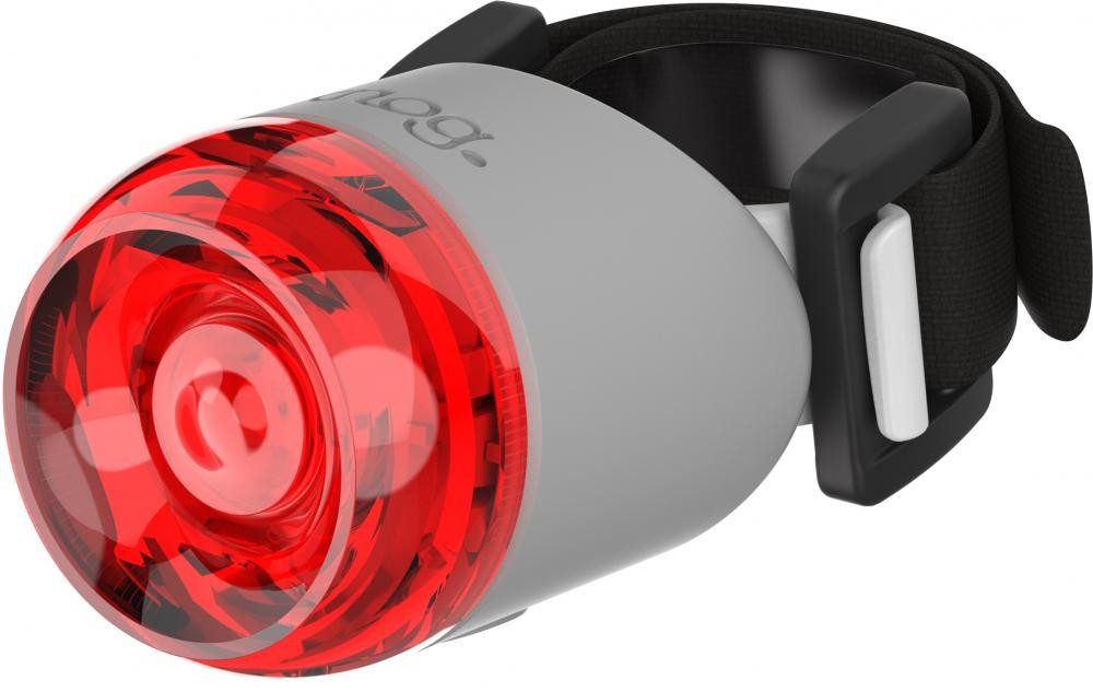 Knog Fahrradbeleuchtung Knog Plug Fahrradlampe StVZO rote LED grau (10 Lumen)