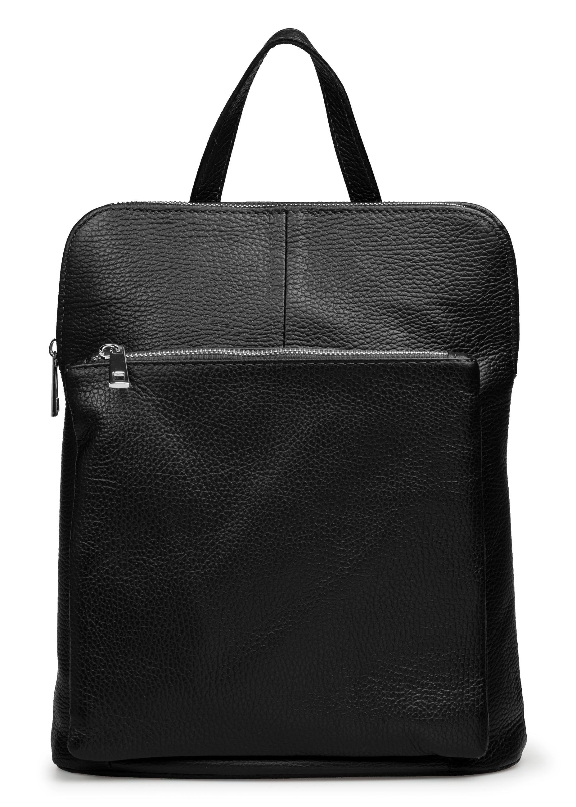 Caspar Schultertasche 2in1 Damen Leder Backpack in 2 Größen - PREMIUM LINE günstig online kaufen