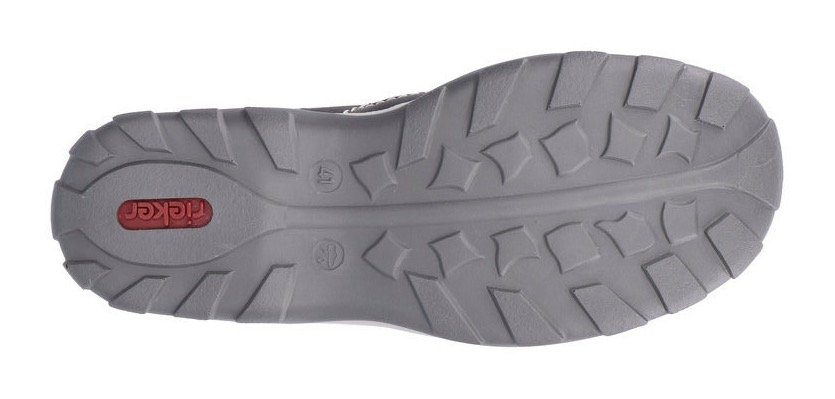 Rieker Slipper Trekking Schuh, Sandale, Sommerschuh mit praktischem Gummizug