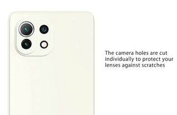 MyGadget Handyhülle Silikon Hülle für Xiaomi Mi 11 Lite 5G, robuste Schutzhülle TPU Case Slim Silikonhülle Back Cover Kratzfest