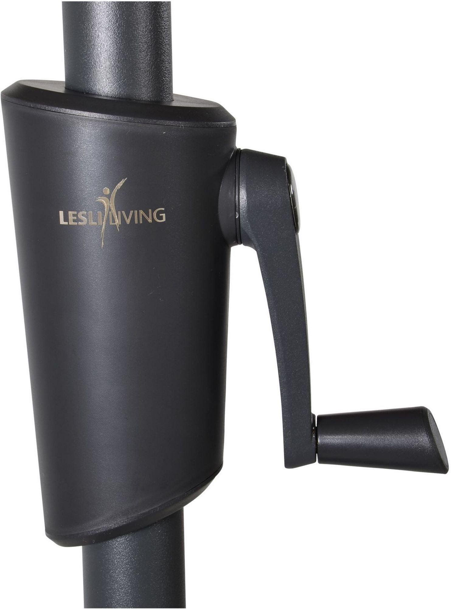 Lesli Living Sonnenschirm Lesli Living Sonnenschirm "Libra Grey" Grau Ø 3,5 m mit UV-Schutz 30+