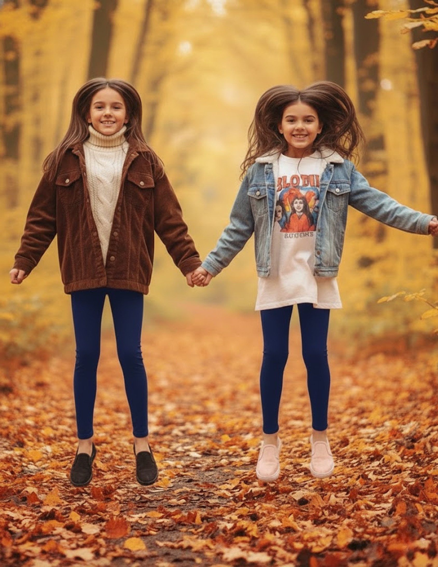 Cocain underwear Thermoleggings 2 Warme Thermo Kinder-Leggings Legging gefüttert Frottee Fleece Winter mit weichem Innenfleece