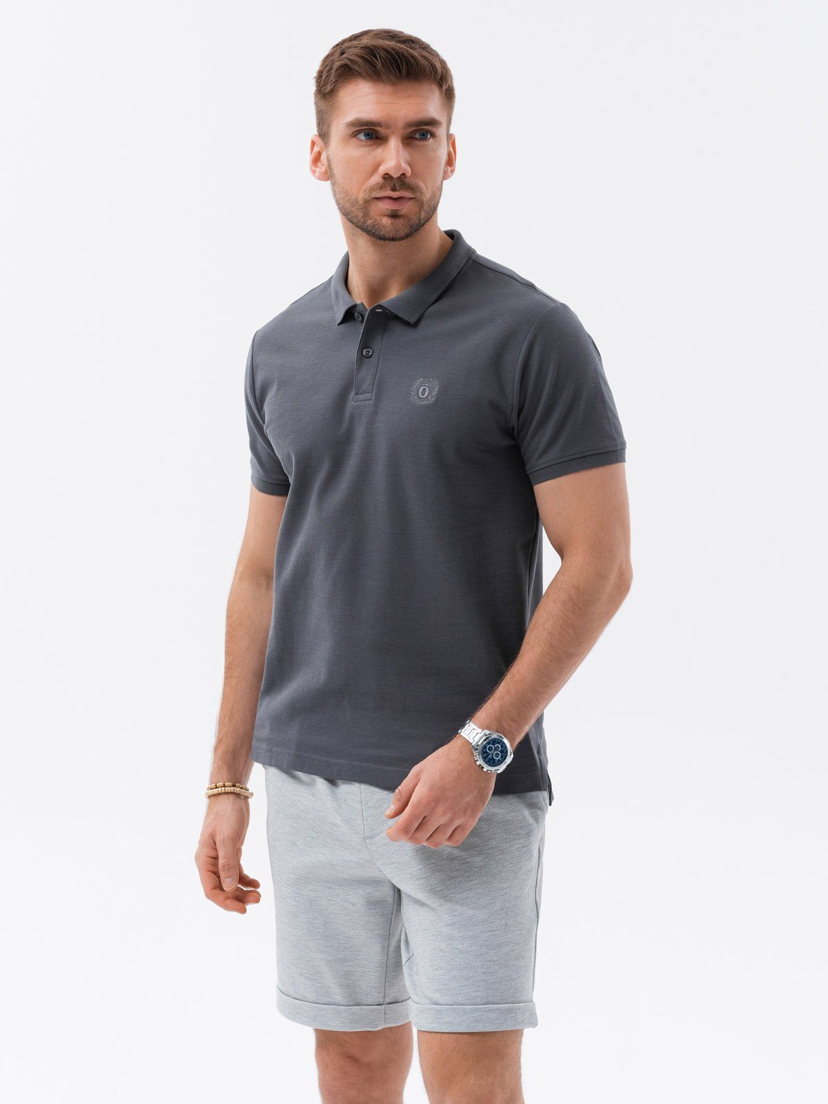 OMBRE Poloshirt Ombre Herren Pique-Strick-Poloshirt - günstig online kaufen