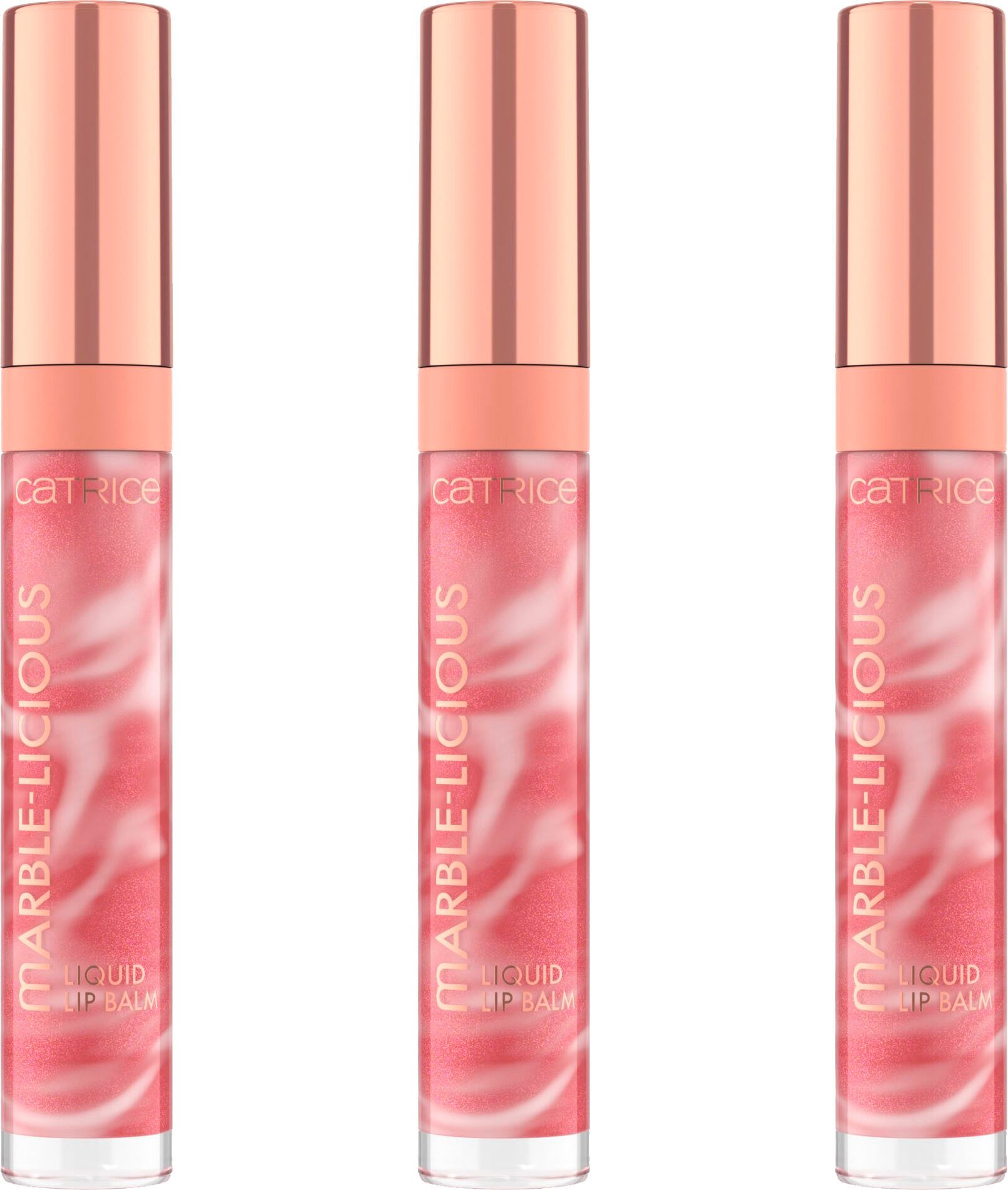 Catrice Lipgloss Marble-licious Liquid Lip Balm, 3-tlg.