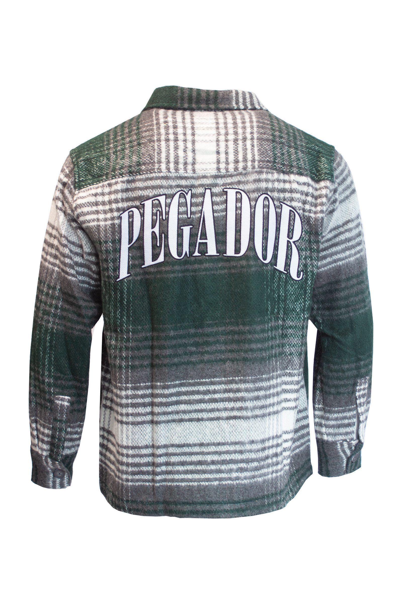 PEGADOR Collegejacke Pegador Neiva Heavy Embroidery Flannel Pine Green günstig online kaufen