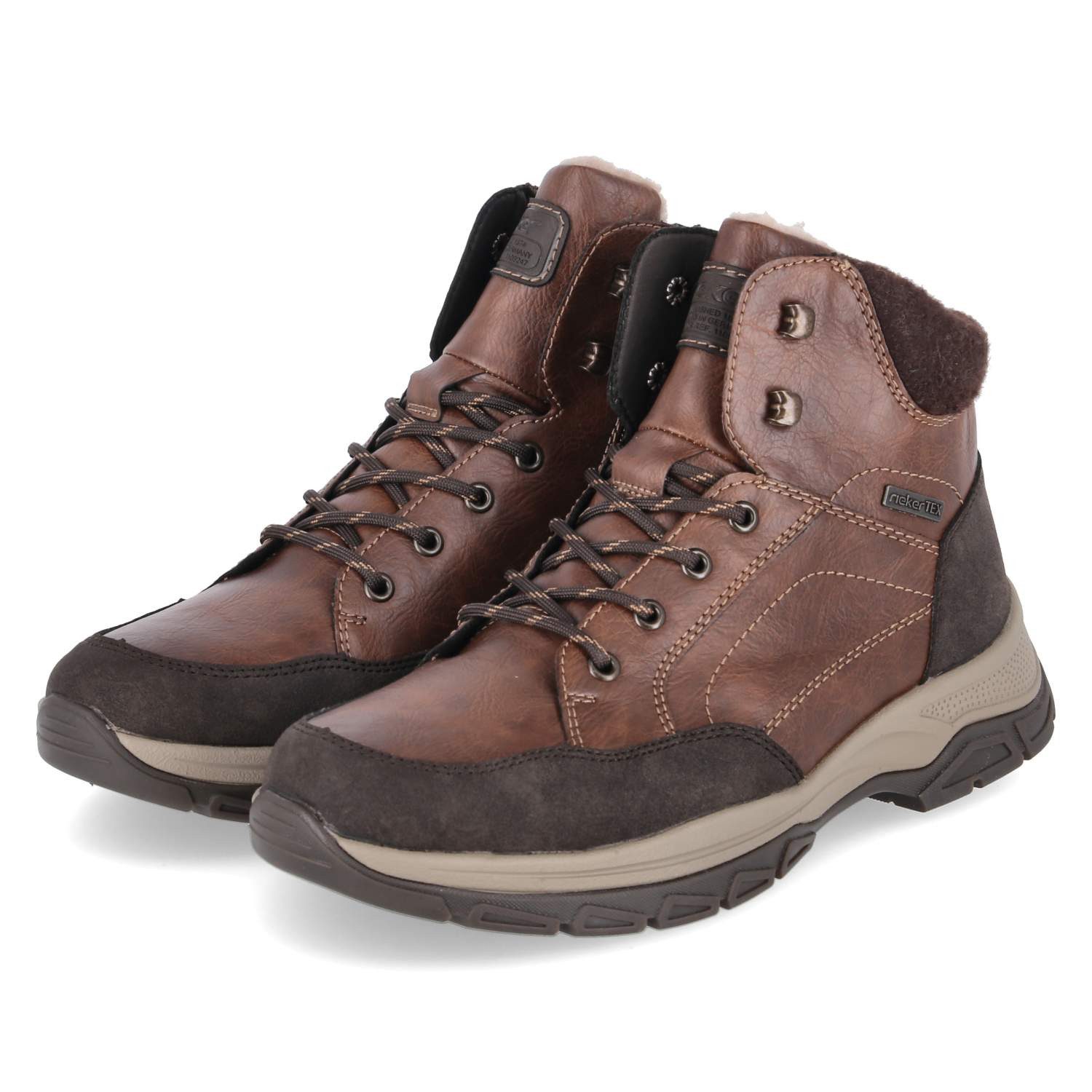 Rieker Rieker Winterstiefel 30212-24 Herren Synthetik brown Schnürstiefel
