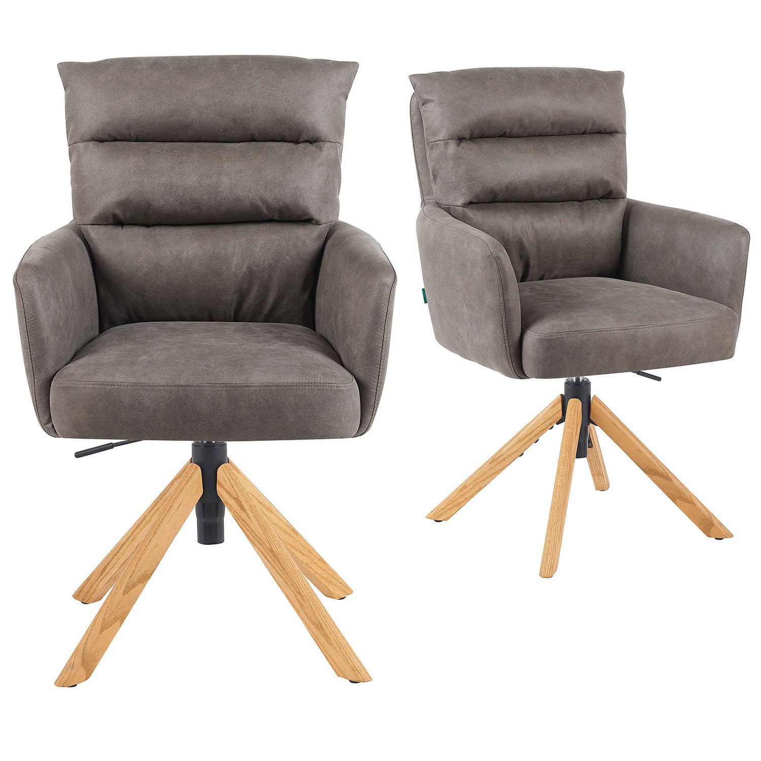 DUBI Möbel Bürostuhl Mika-Tesa 2er-Set, Federkern, günstig online kaufen