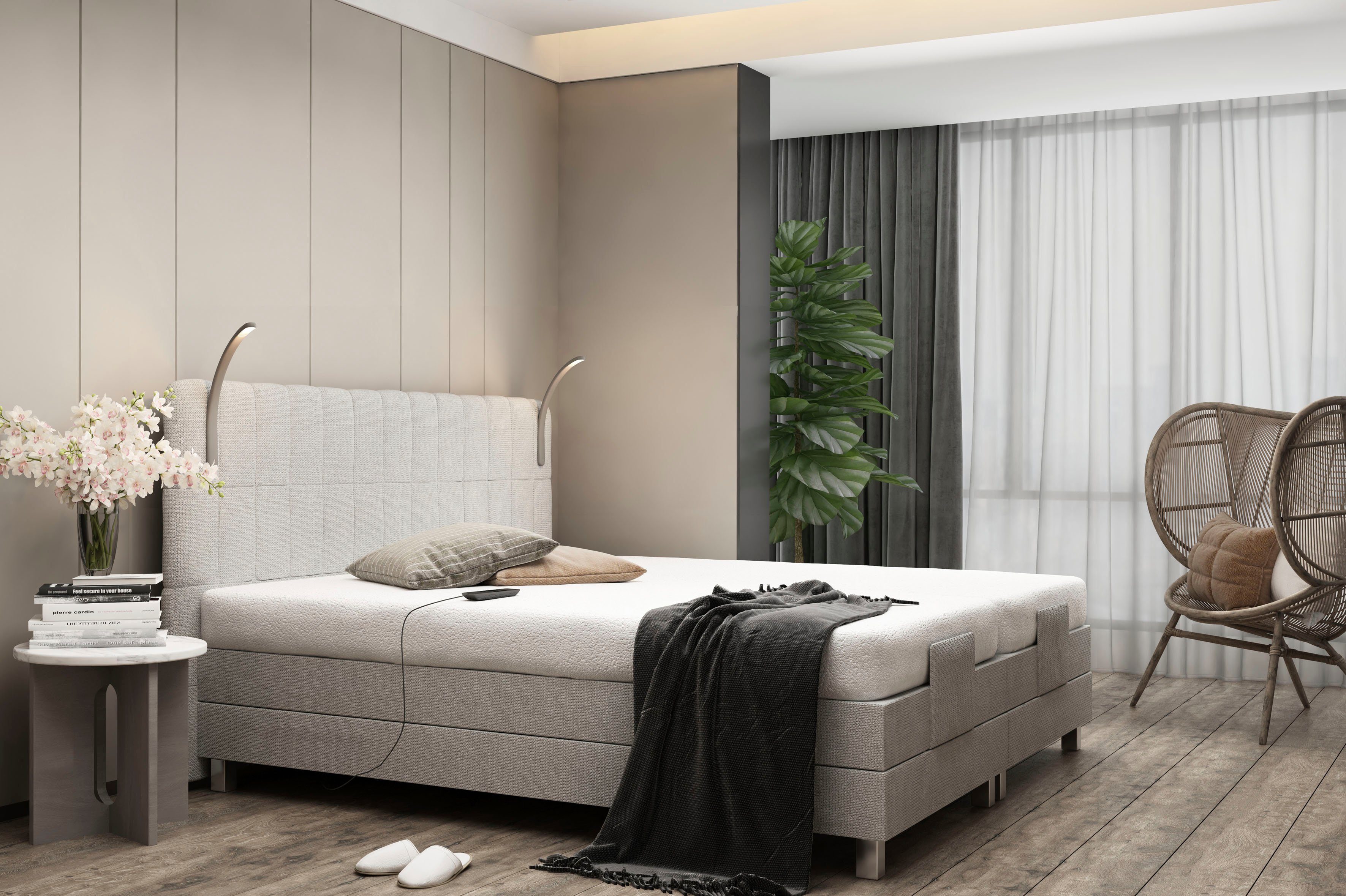 Westfalia Schlafkomfort Boxbett, mit Motor und LED-Beleuchtung
