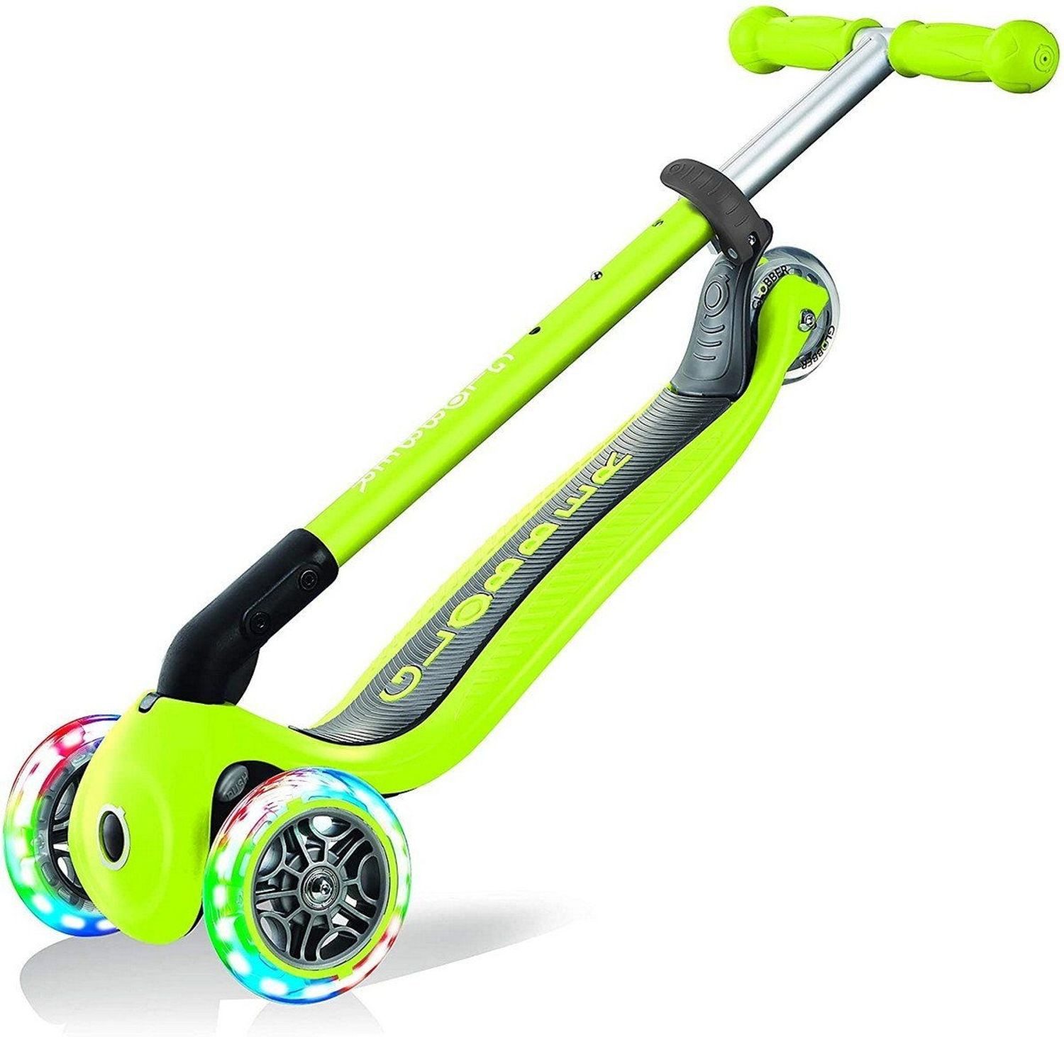 Globber Dreiradscooter, (1 tlg), Höhenverstellbar & mit LED Leuchtrollen