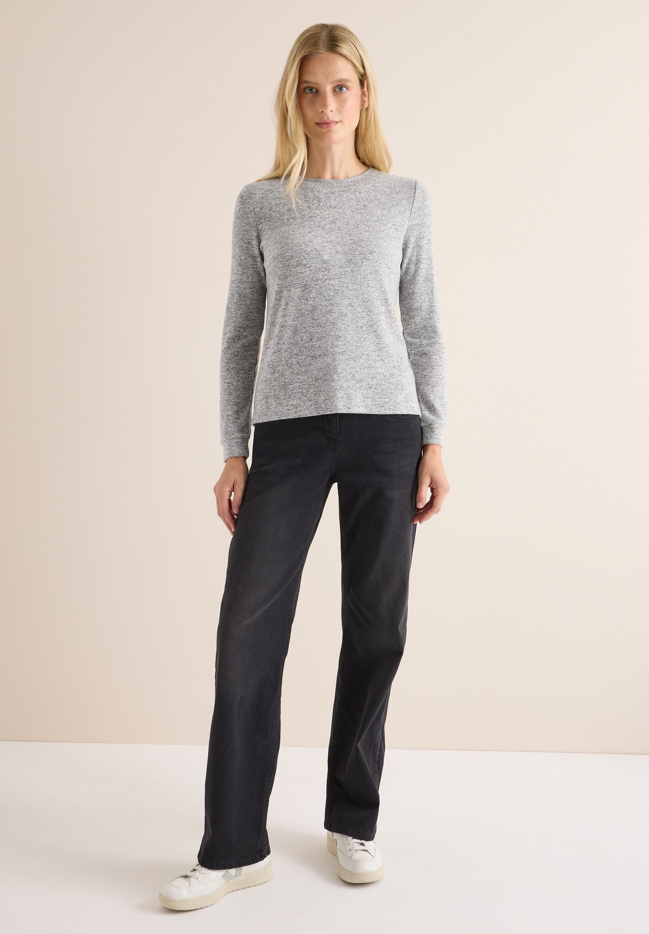 CECIL Langarmshirt mit Rundhalsausschnitt