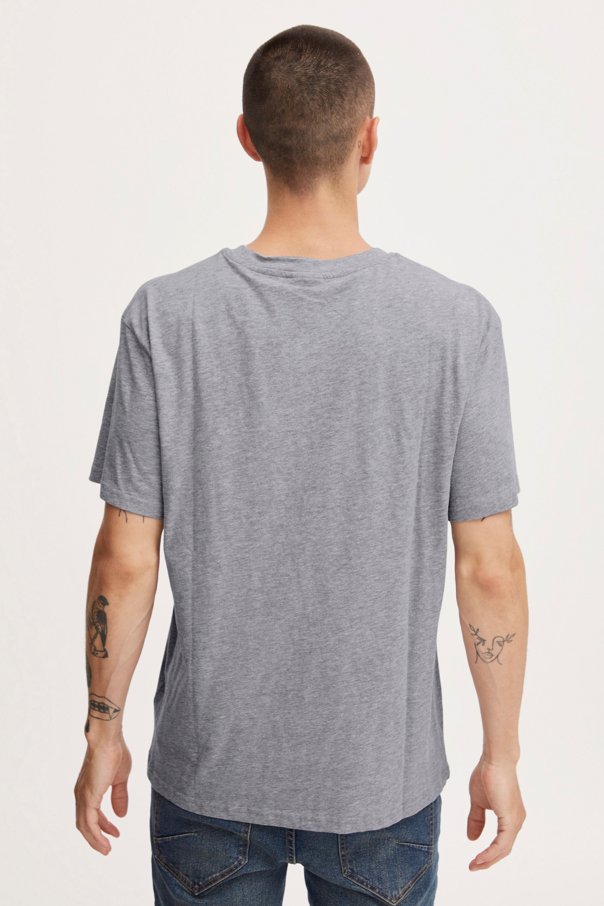 21107372 Grey SDDurant Melange !Solid Light S T-Shirt (1541011)