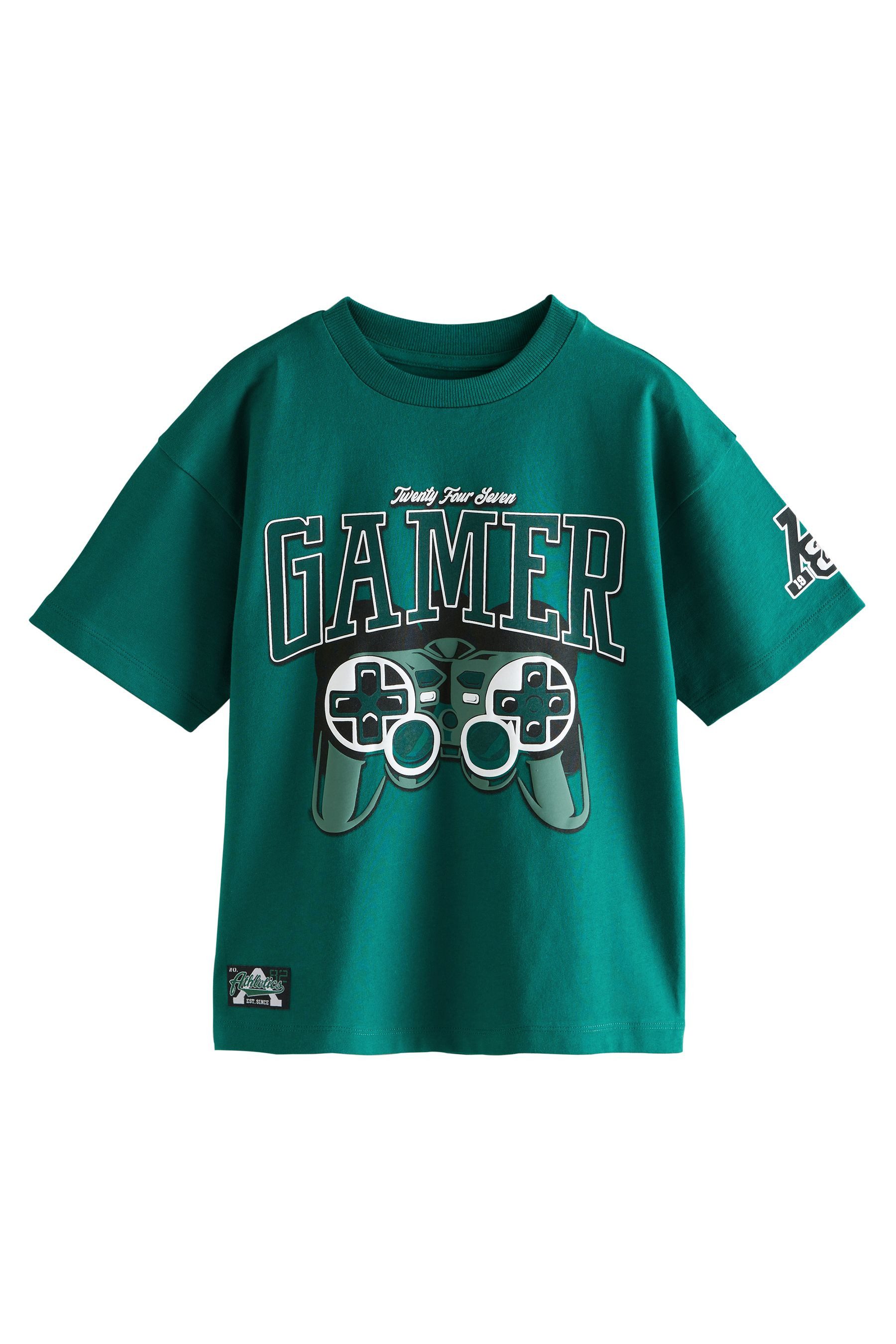 Next Print-Shirt Relaxed Fit Kurzarm-T-Shirt mit günstig online kaufen
