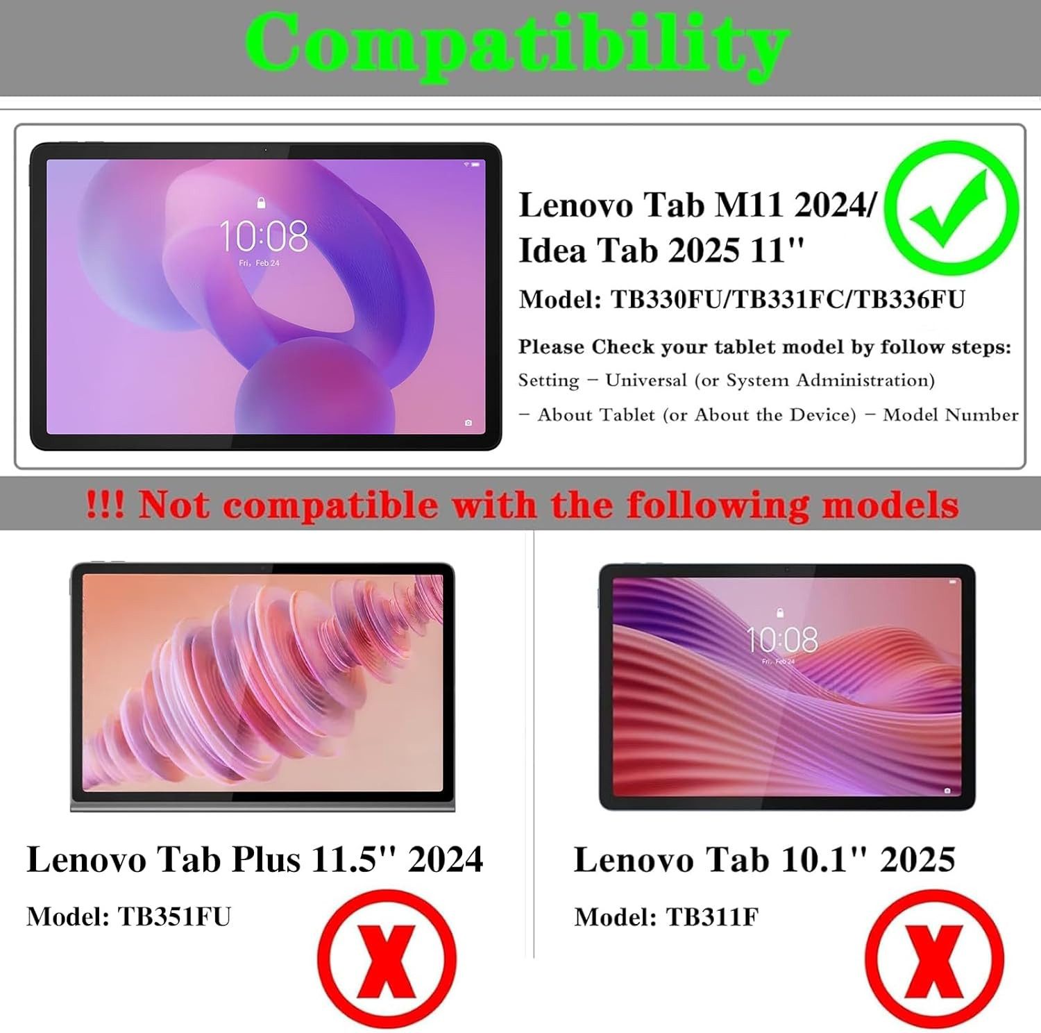 CLM-Tech Displayschutzglas 2X für Lenovo Idea Tab 11'' 2025/ Lenovo Tab M11 11'' 2024, Panzerglas Spar-Set, 2 Stück, Anti-Fingerabdruck und kratzfest – Bild 2 von 5