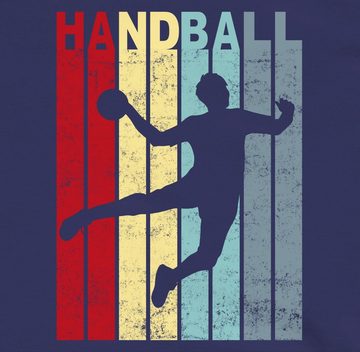 Shirtracer Hoodie Handballer Handballspieler Geschenk Sprungwurf Handball Kinder Sport Kleidung