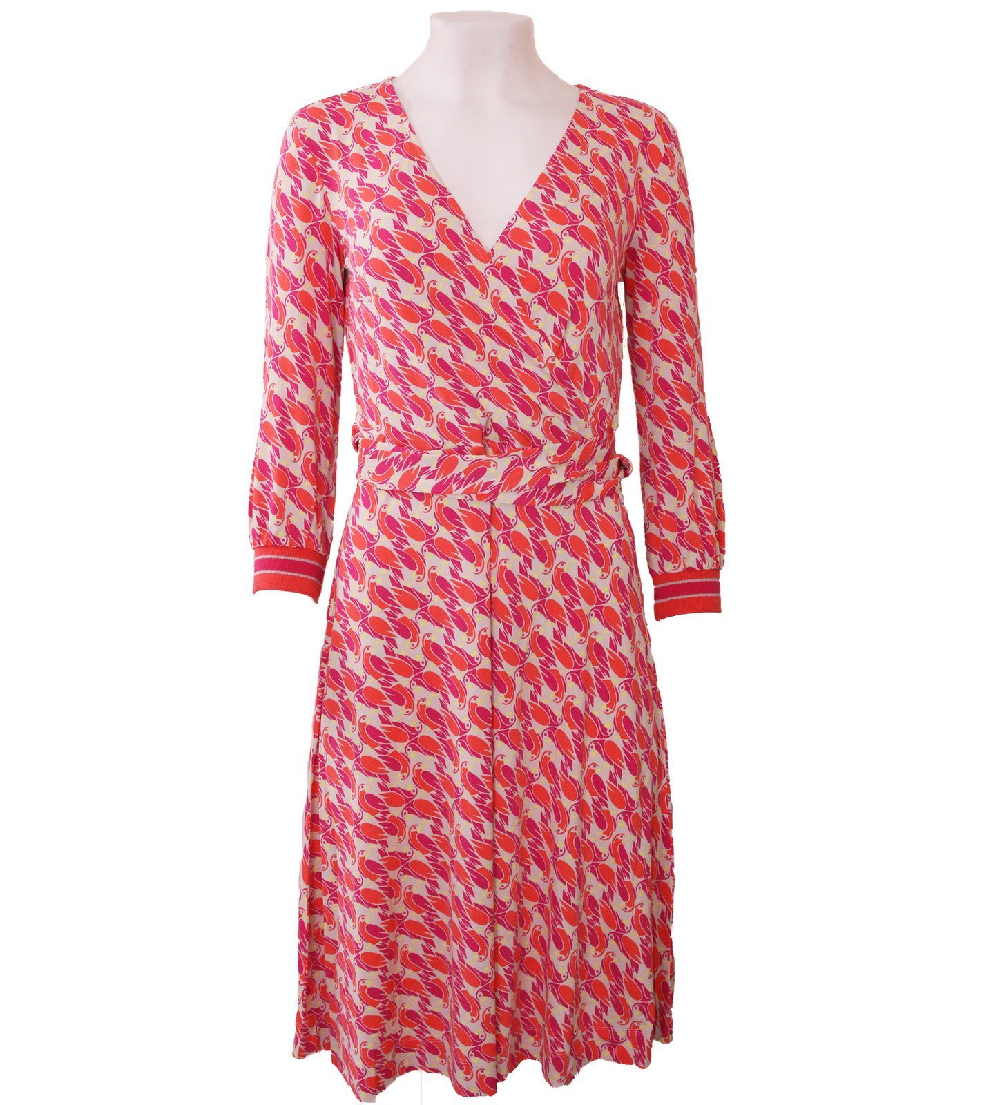 Laurèl Sommerkleid »Laurél Kleid modisches Sommer-Kleid für Damen Freizeit- Kleid mit Papageien-Druck Pink« online kaufen | OTTO