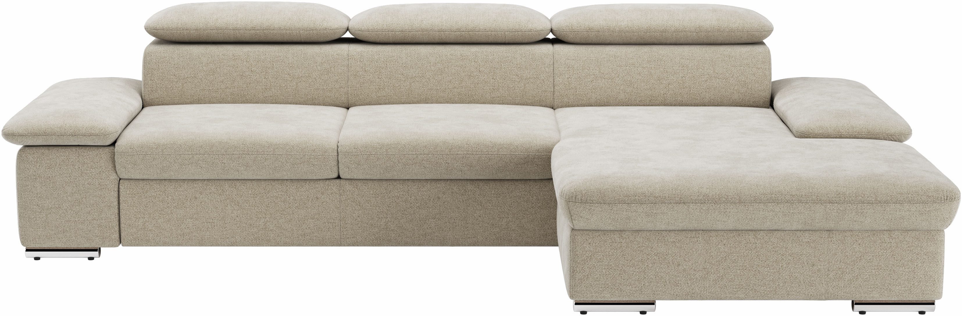 sit&more Ecksofa "Valantine L-Form, B: 286 cm" mit Arm- & Kopfteilverstellu günstig online kaufen