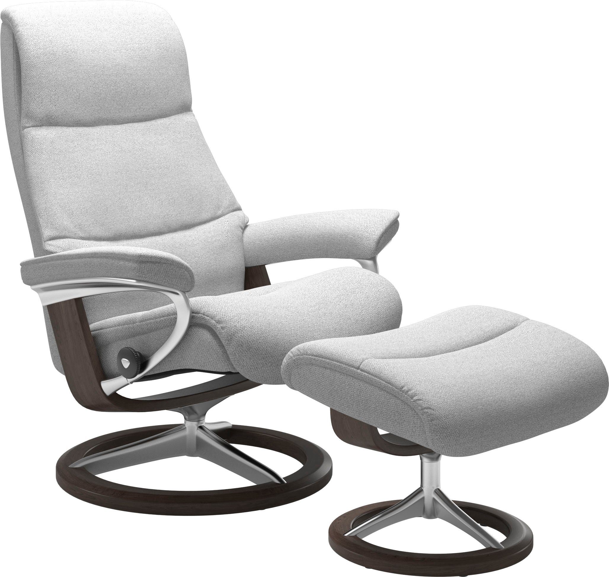 Stressless® Relaxsessel View (Set, Relaxsessel Hocker), Base, mit Größe Signature M,Gestell Wenge mit