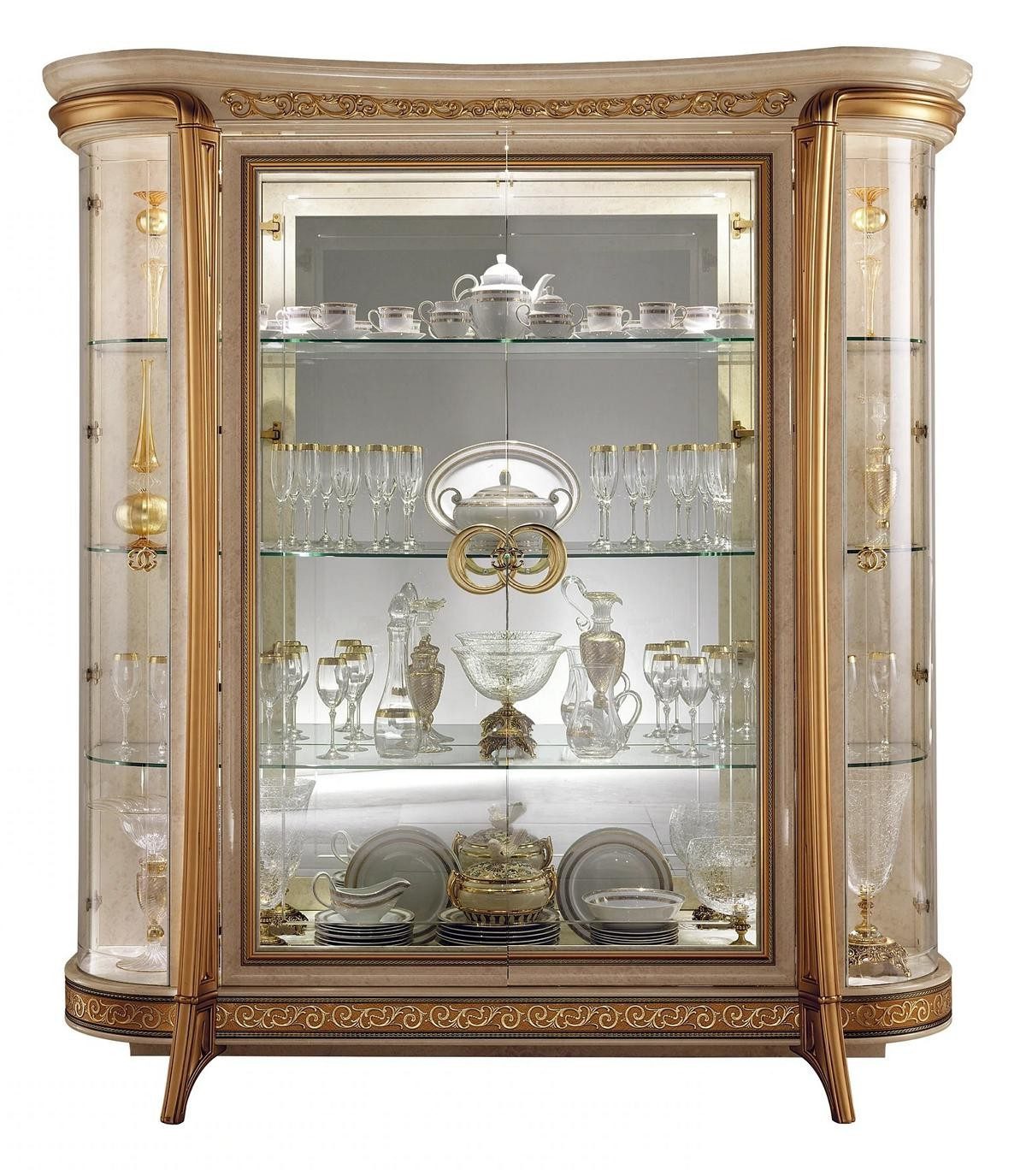 Xlmoebel Vitrine Vitrine Schrank für Wohnzimmer im italienischen Design (1-St) Made in Europa