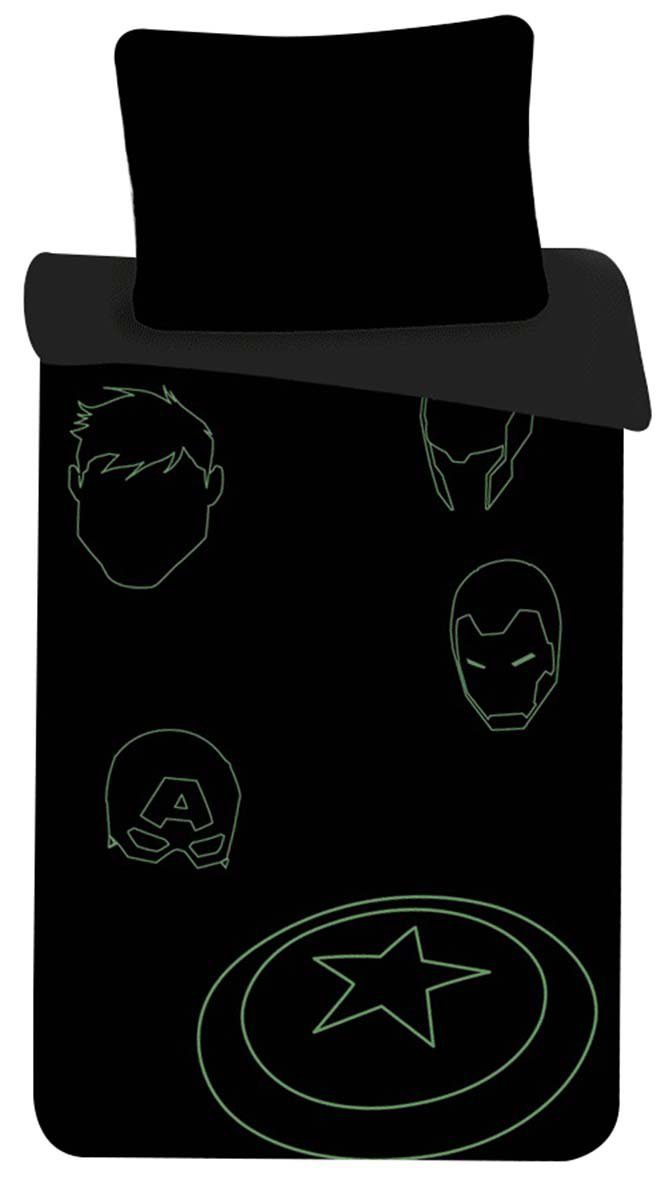 Jerry Fabrics Kinderbettwäsche Marvel Avengers Kinder Bettwäsche mit Leucht günstig online kaufen