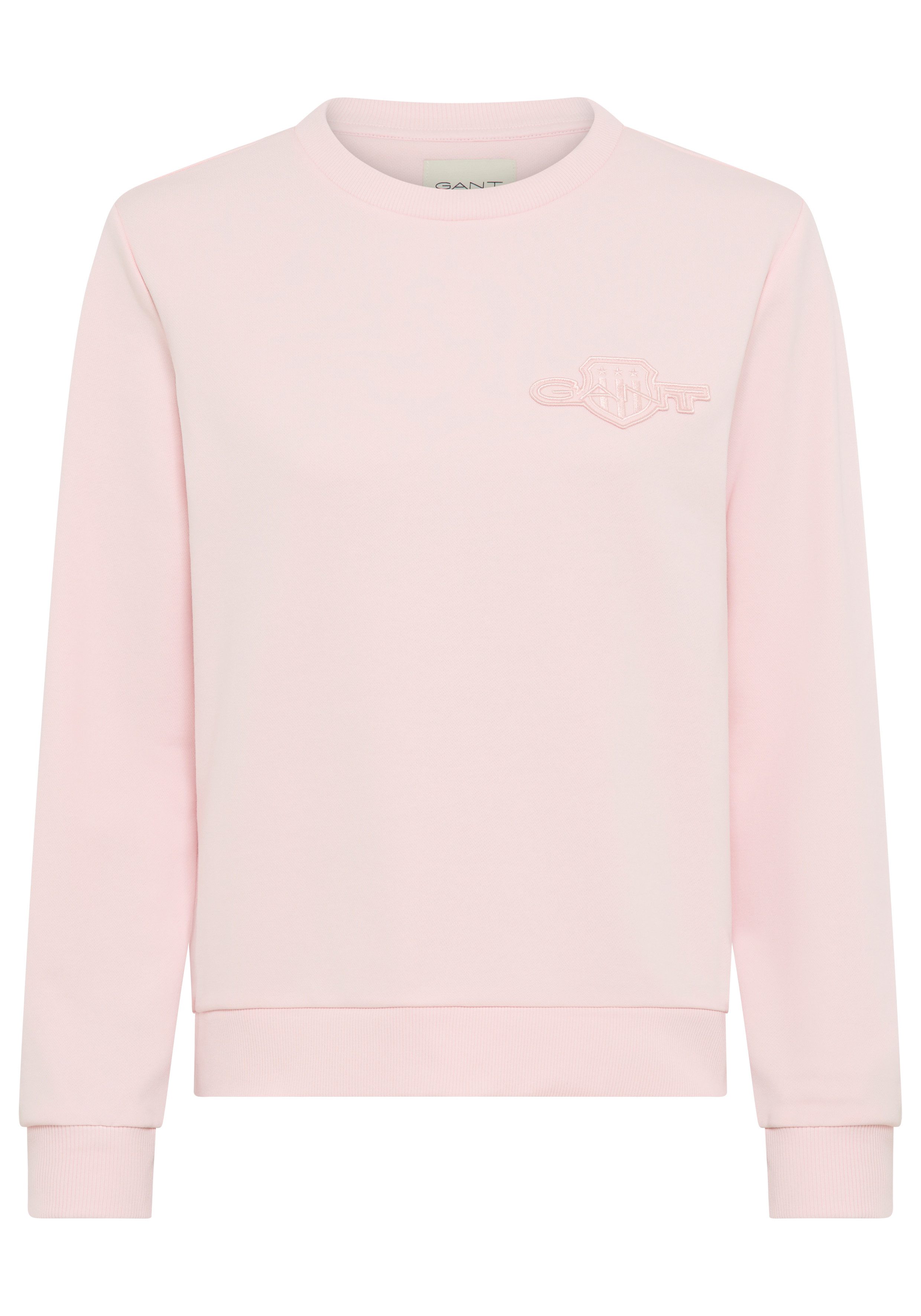 Gant Sweatshirt REG TONAL SHIELD C-NECK günstig online kaufen