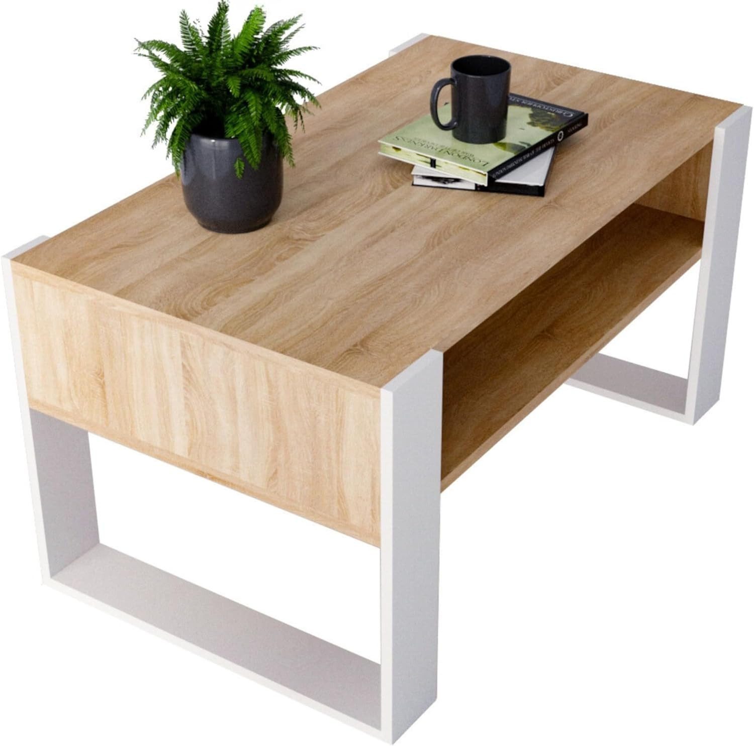 CraftPAK Wohnzimmertisch Wohnzimmer Tisch KARO92 Couchtisch günstig online kaufen