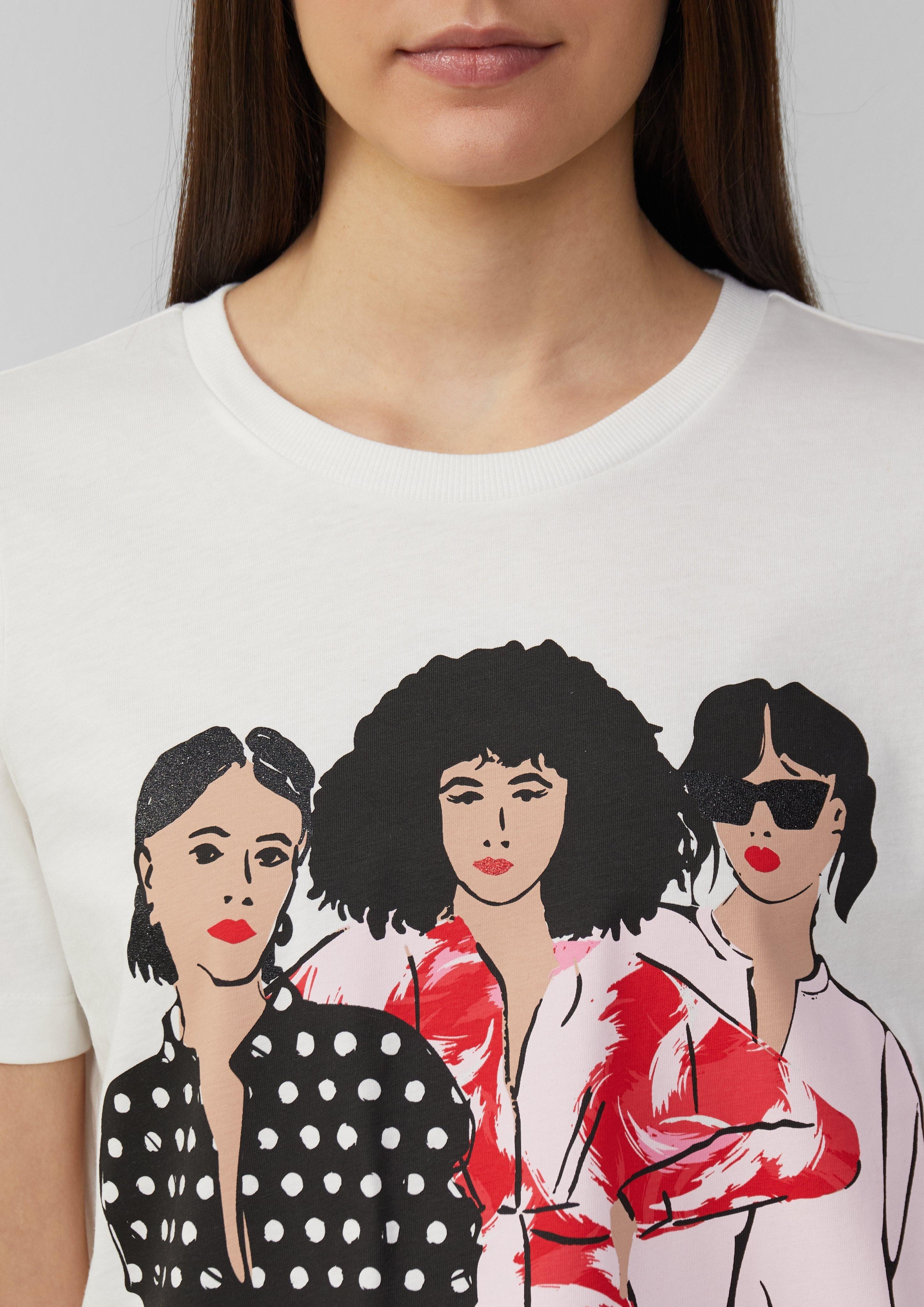 s.Oliver Kurzarmshirt Jerseyshirt im Relaxed Fit günstig online kaufen