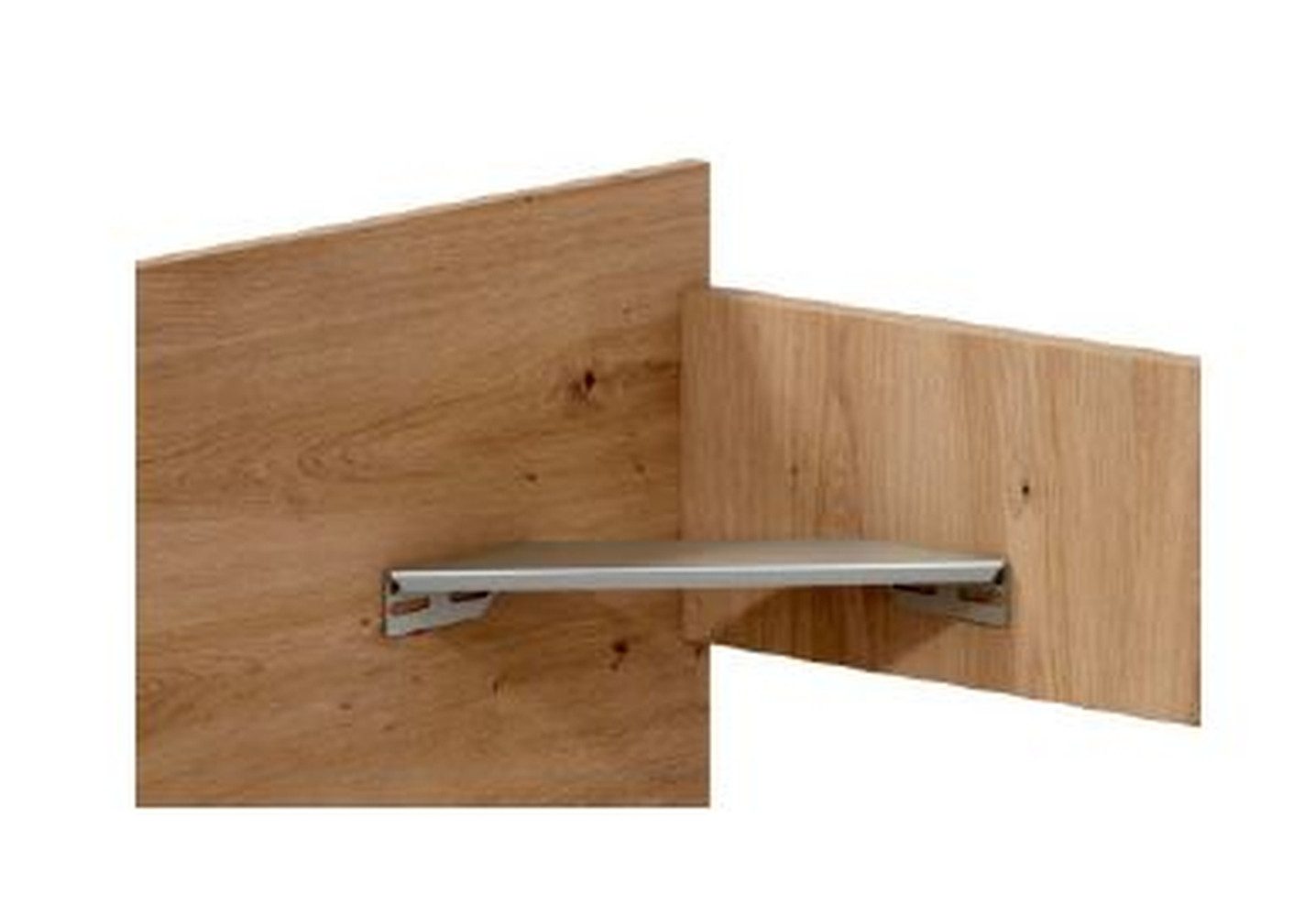 freiraum Bettgestell ENZO, Liegefläche 160x200cm, Nodi Eiche Dekor - 166x33x206 (BxHxT)