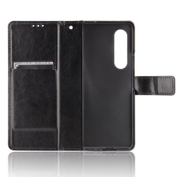 König Design Handyhülle Samsung Galaxy Z Fold3 5G, Schutzhülle Schutztasche Case Cover Etuis Wallet Klapptasche Bookstyle