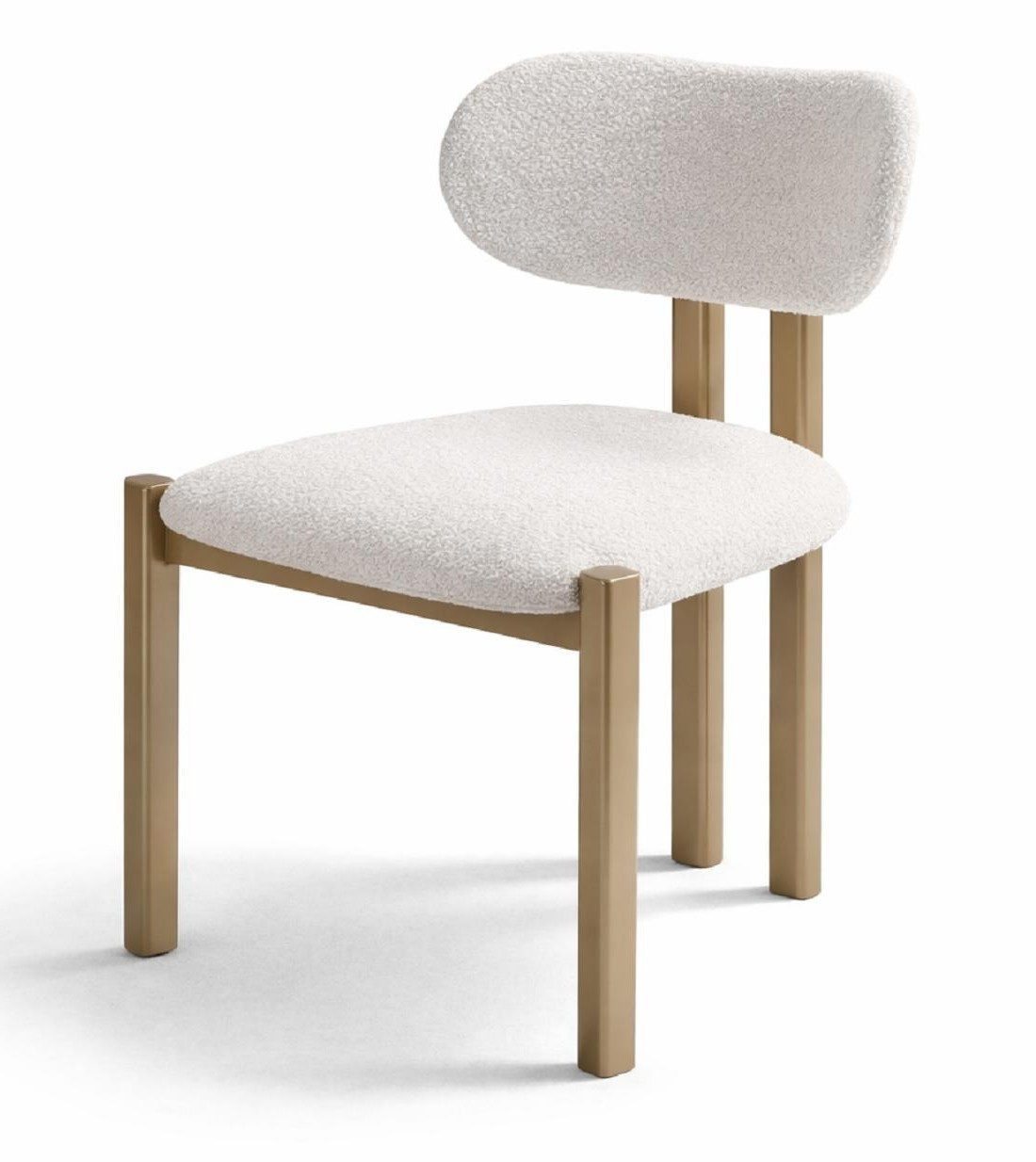 Esszimmerstuhl Moderner weißer Polsterstuhl für das Esszimmer