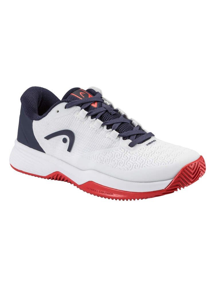 Head Revolt Pro 5.0 Clay/Sandplatz 2026 weiss/navyblau/rot Kinder Tennisschuh