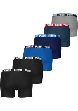 PUMA Boxer (6er Pack) mit elastischem Logobund