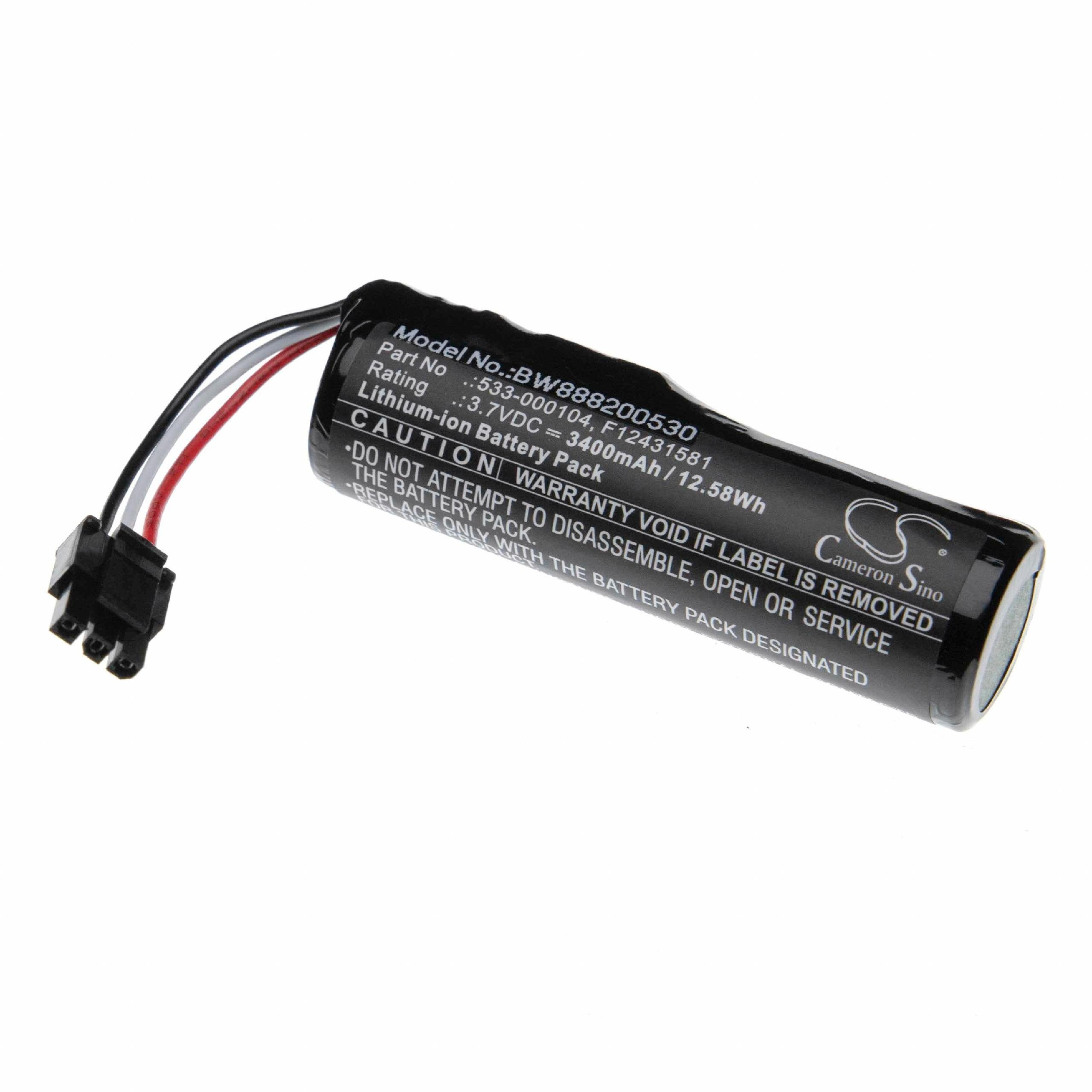 vhbw Ersatz für Logitech F12431581, 533-000104, 533-000138 für Akku Li-Ion 3400 mAh (3,7 V) | Akkus und PowerBanks