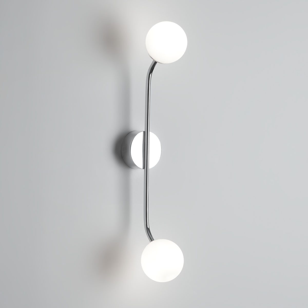 Decor Walther Wandleuchte Pep Two Wandleuchte Bad, H: 49,5 cm, B: 8 cm, LED wechselbar – Bild 2 von 2