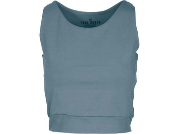 TRUE NORTH Tanktop TRUE NORTH Bio-Damen-Crop-Top mit Rundhalsausschni