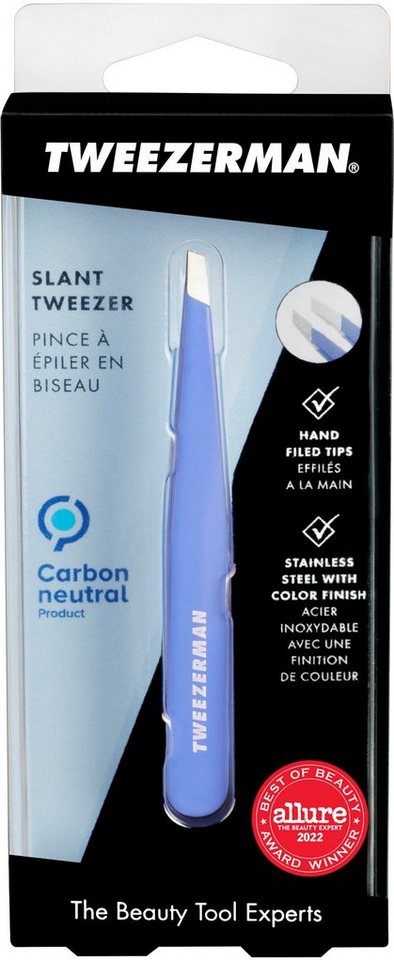 Zwilling Pinzette Slant Tweezer - Schräge Pinzette, Lapis Blue, Packung