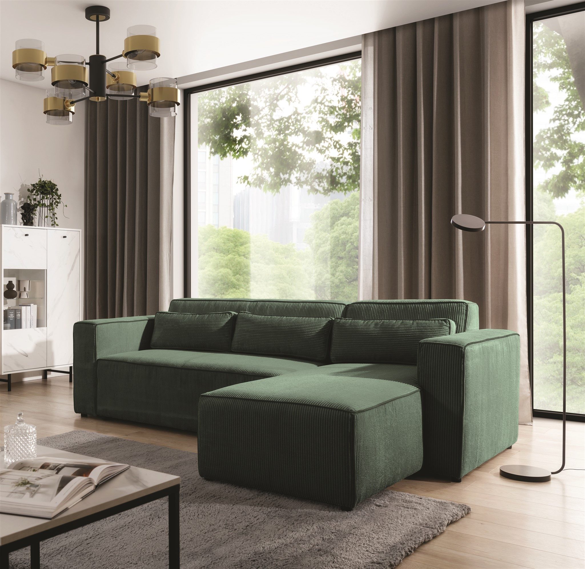 Fun Möbel Ecksofa Schlafsofa WALDO in günstig online kaufen
