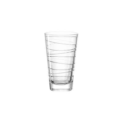 LEONARDO Glas Vario Struttura Trinkglas 280 ml, Glas