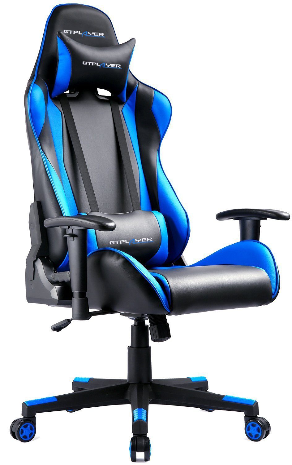 GTPLAYER Gaming-Stuhl »Gaming Chair«, mit Kopfstütze und  Lendenwirbelstütze, Sicherheits-Leichtlaufrollen, Ergonomische Design, 3D  Armlehnen online kaufen | OTTO