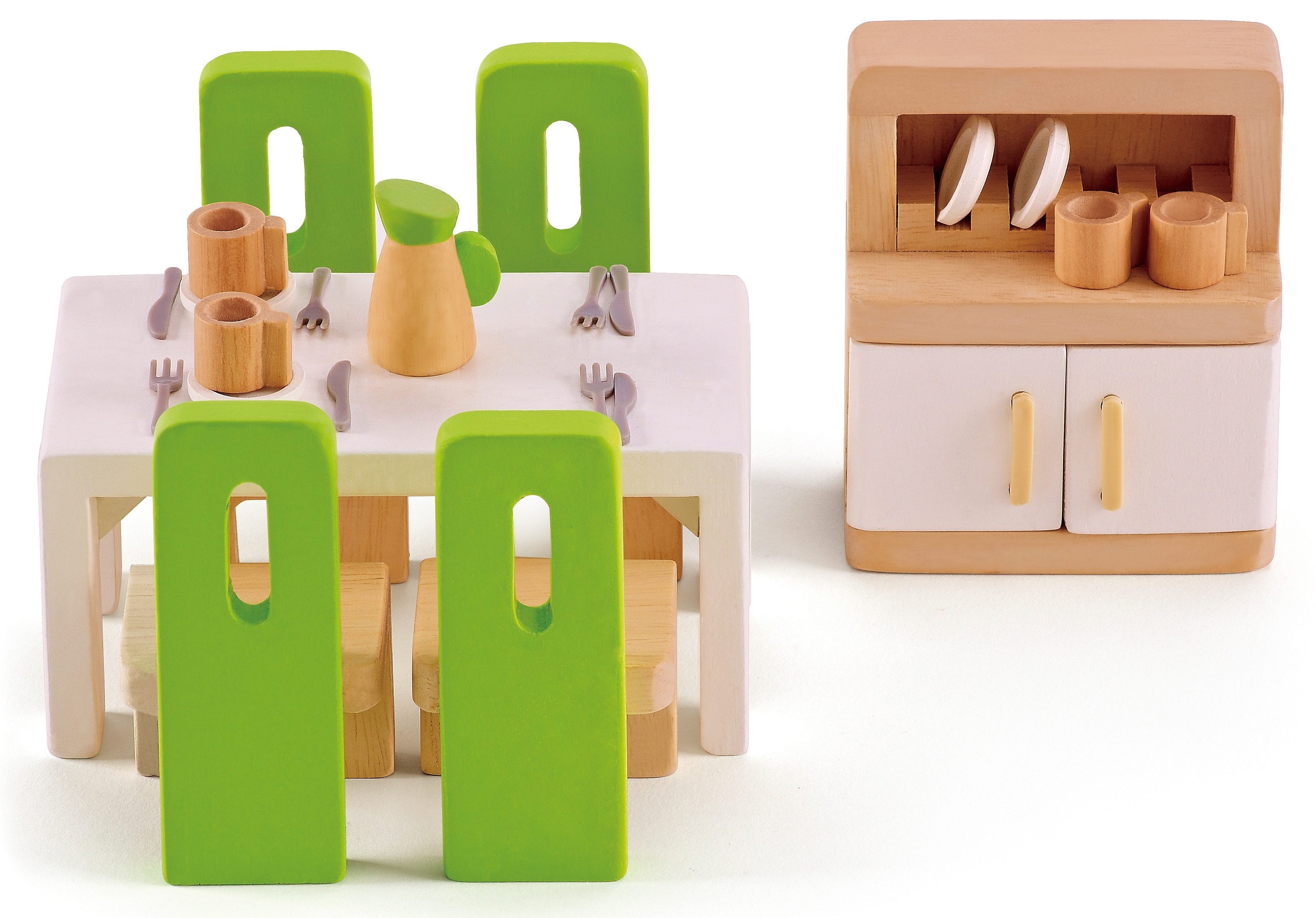 Hape Puppenhausmöbel Esszimmer (Set, 23tlg) günstig online kaufen
